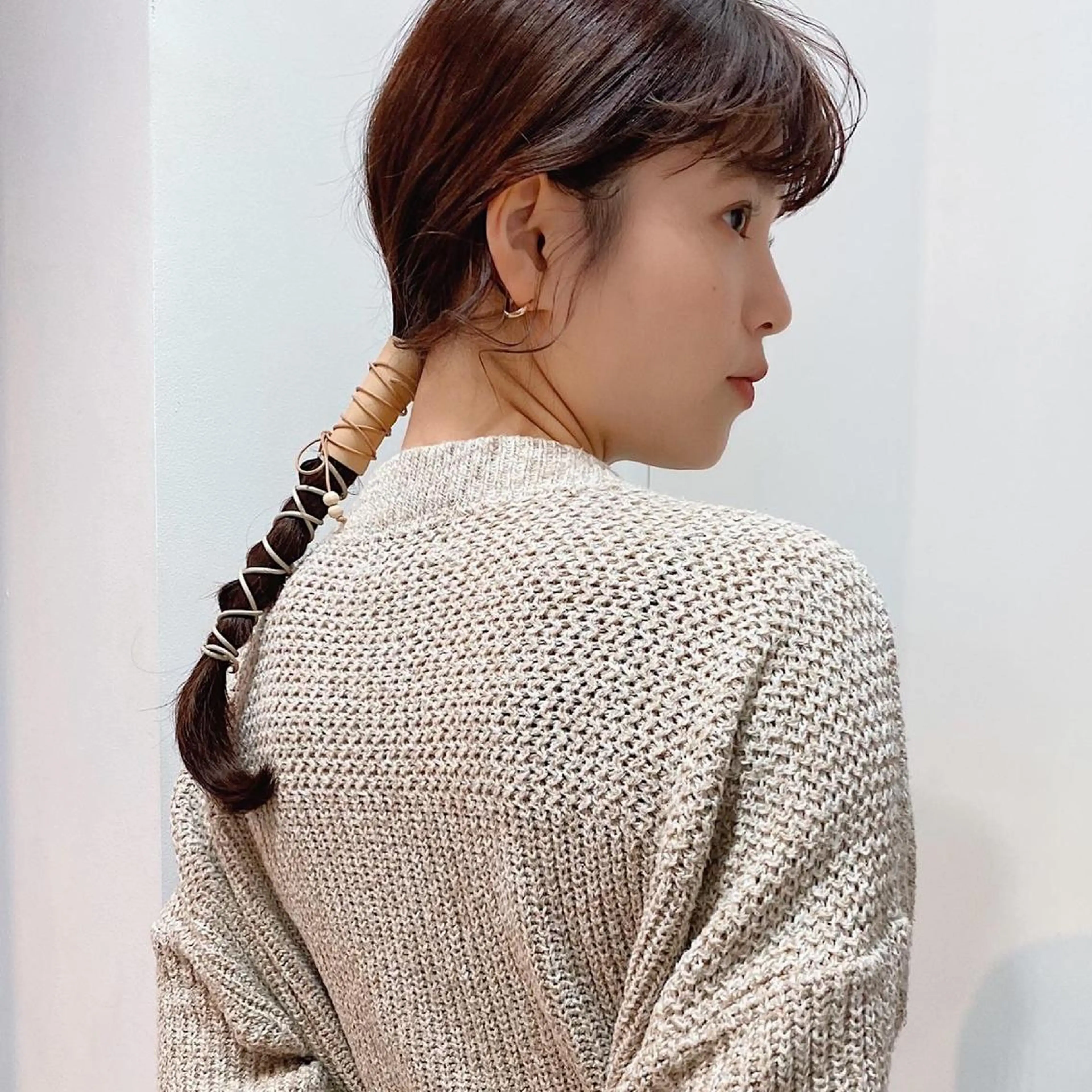 ロング カラー ヘアアレンジ ブリーチなしカラー/ 髪質改善/寺門束のヘアスタイル