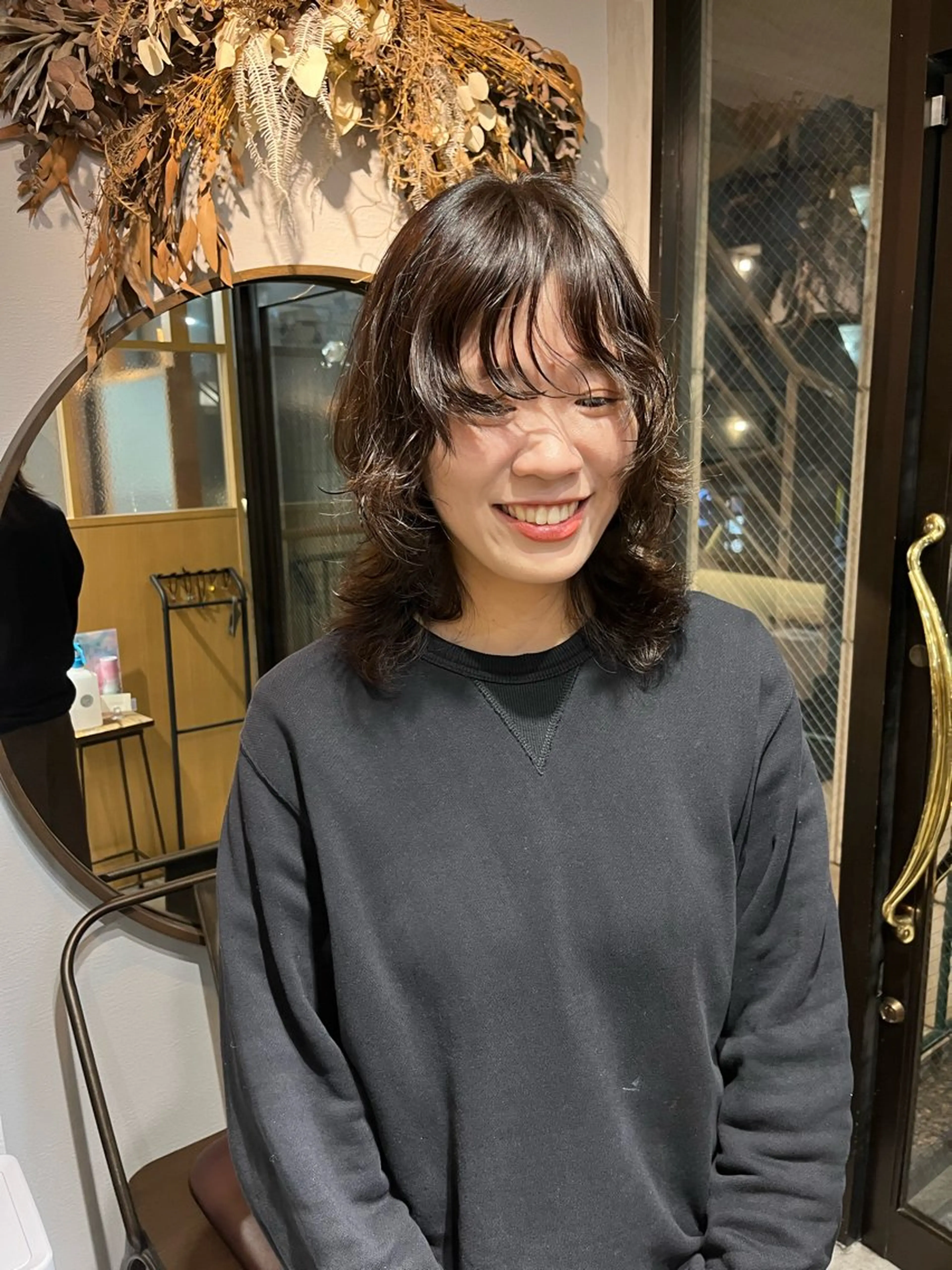 セミロング 🤎透明感ツヤカラー Chinatsu🤎のヘアスタイル