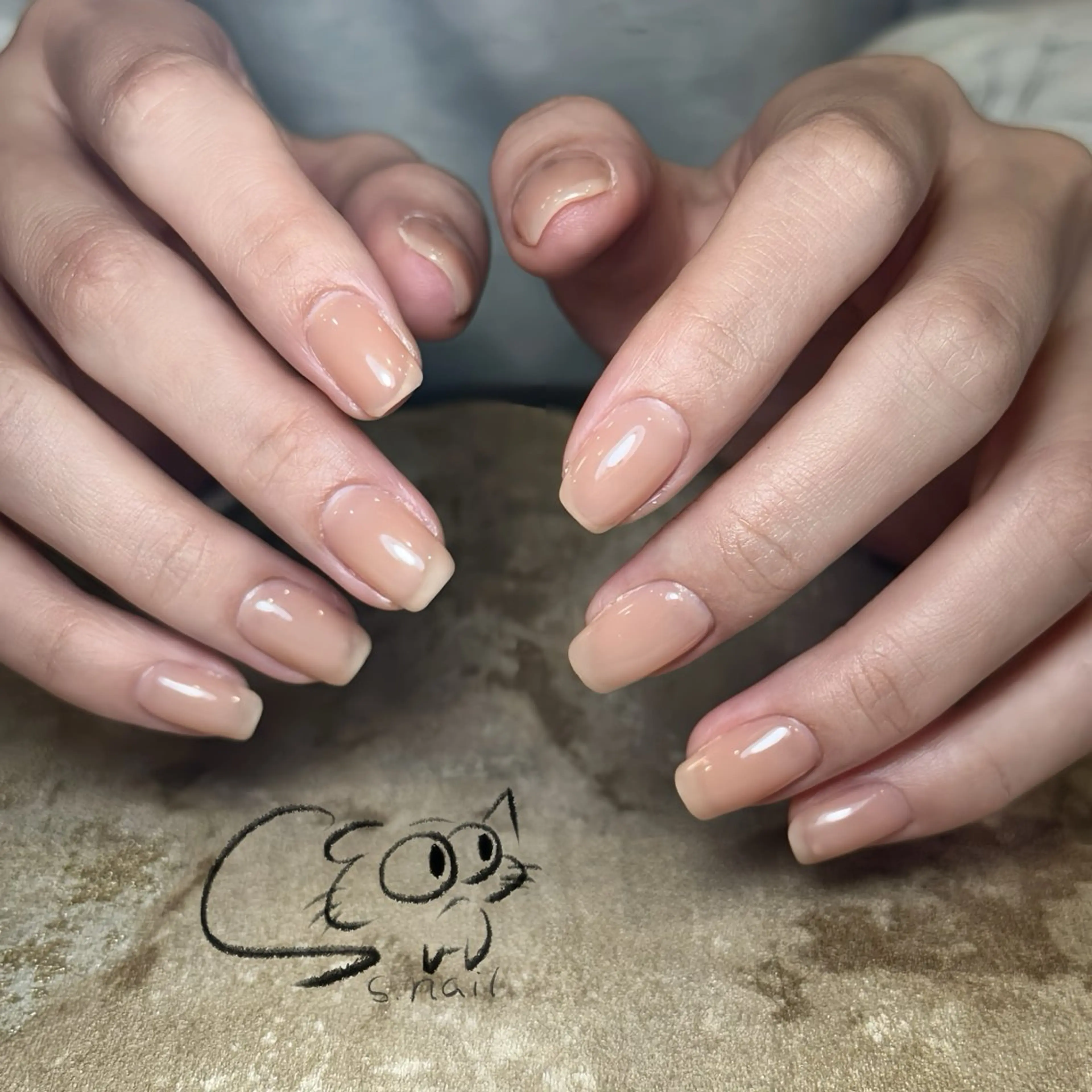 ネイル アートネイル チークネイル フレンチネイル グラデーション マグネットネイル S.nail _のネイルデザイン