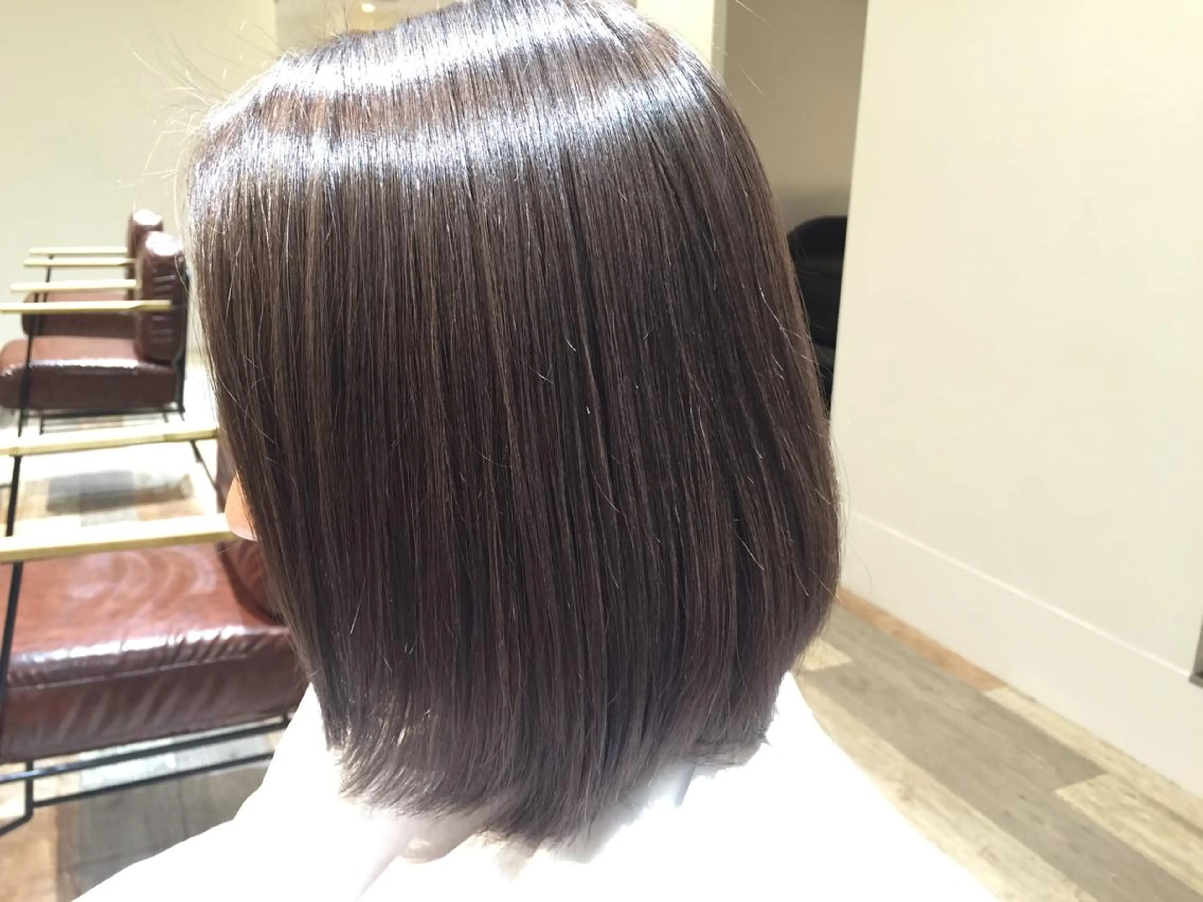 ショート カラー グレージュ ハイトーン×髪質改善 KENTAのヘアスタイル