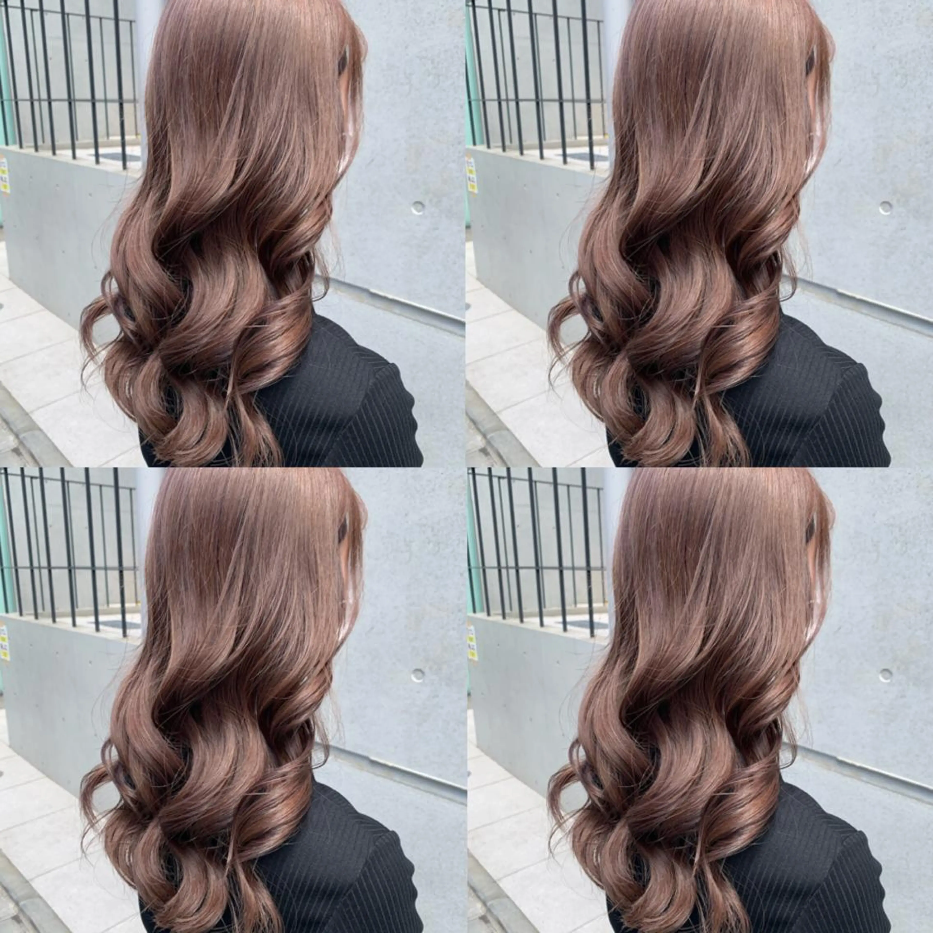 ロング カラー ヘアアレンジ ヘアカラー トリートメント 🦋韓国ヘア 坂本 菜摘🦋のヘアスタイル