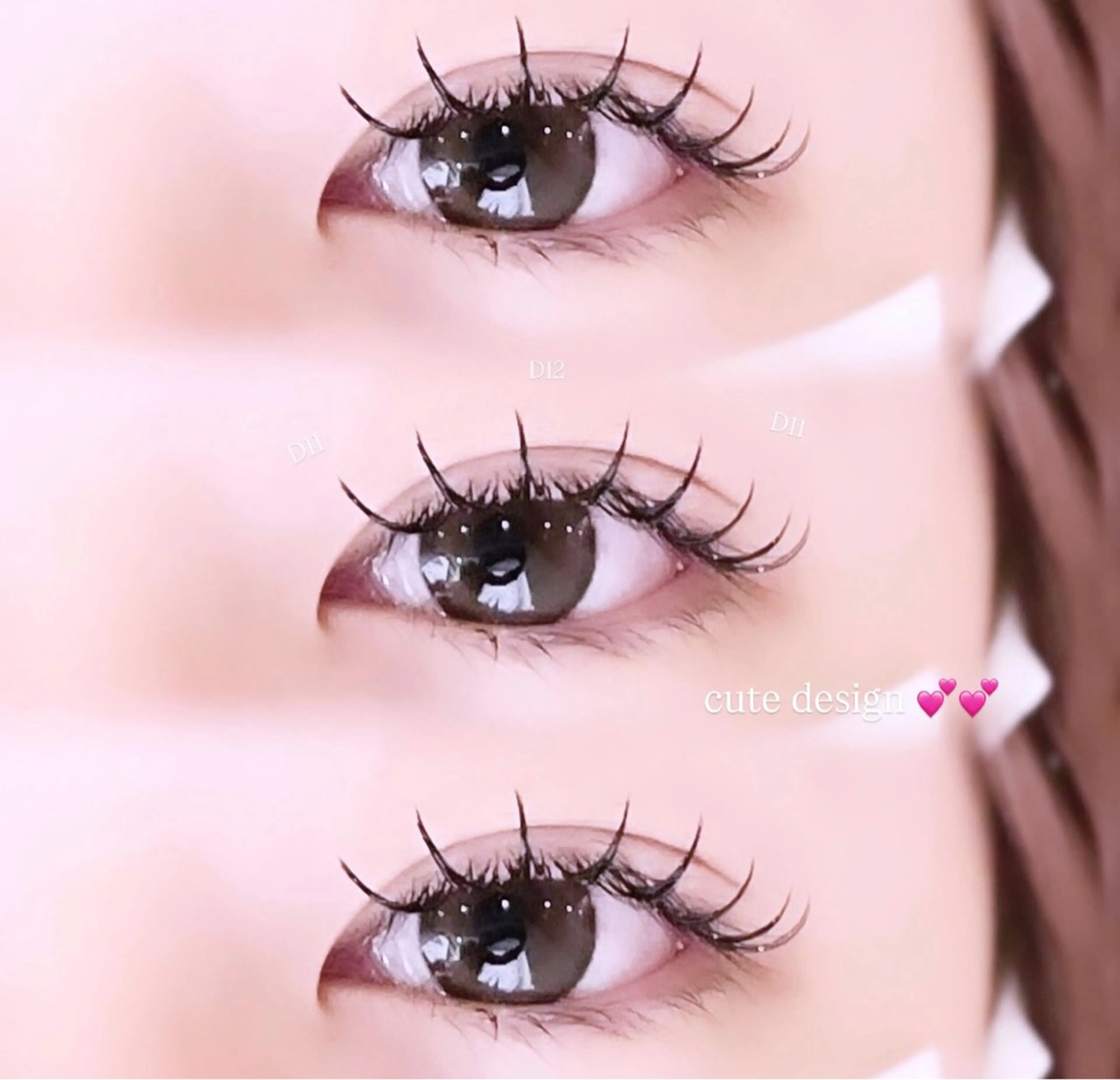 マツエク・マツパ 束感まつ毛 キュート フラットラッシュ マツエク 🎀millie ainee♡田畑🎀のマツエク・マツパデザイン
