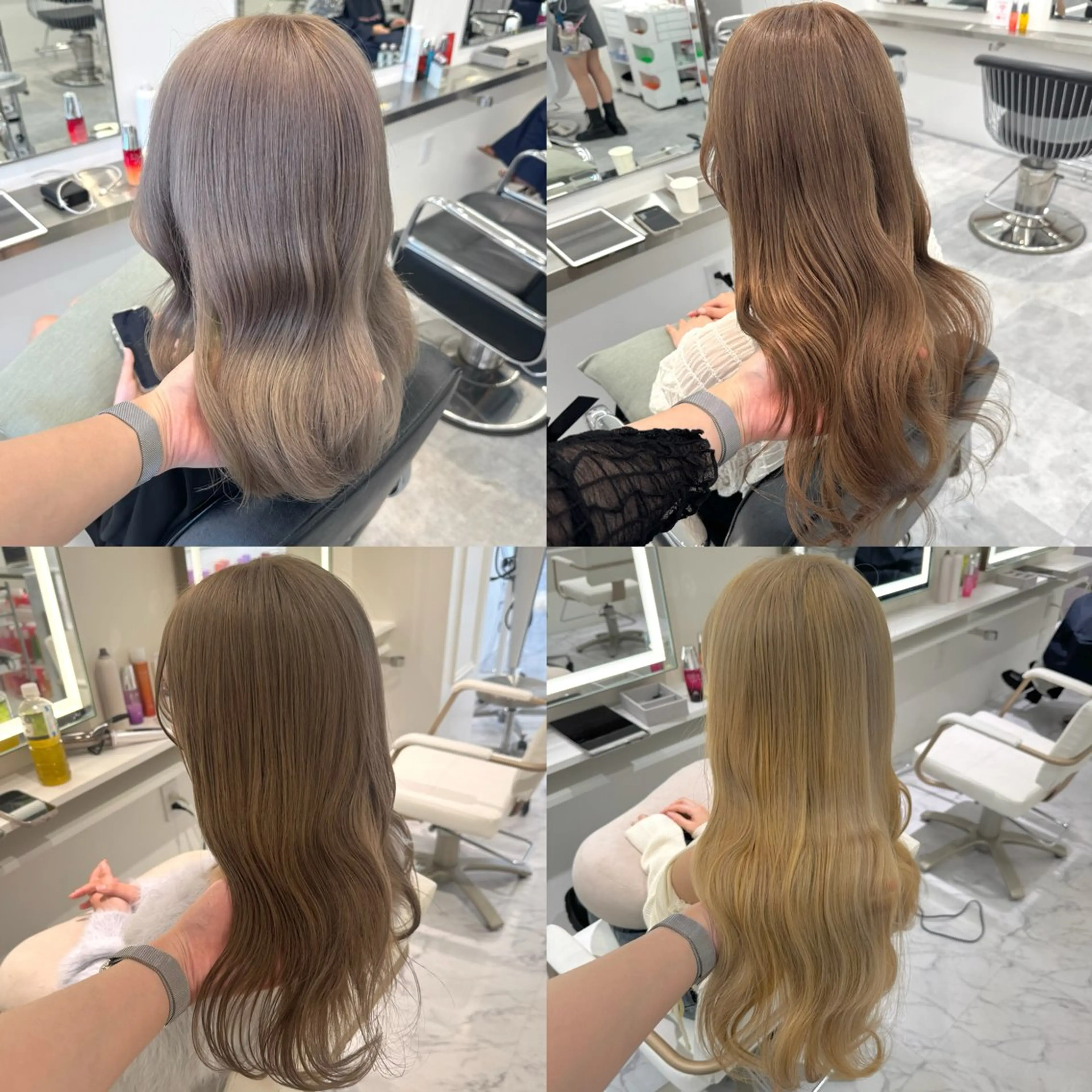 ロング カラー ParveMix🍀 藤原愛未のヘアスタイル