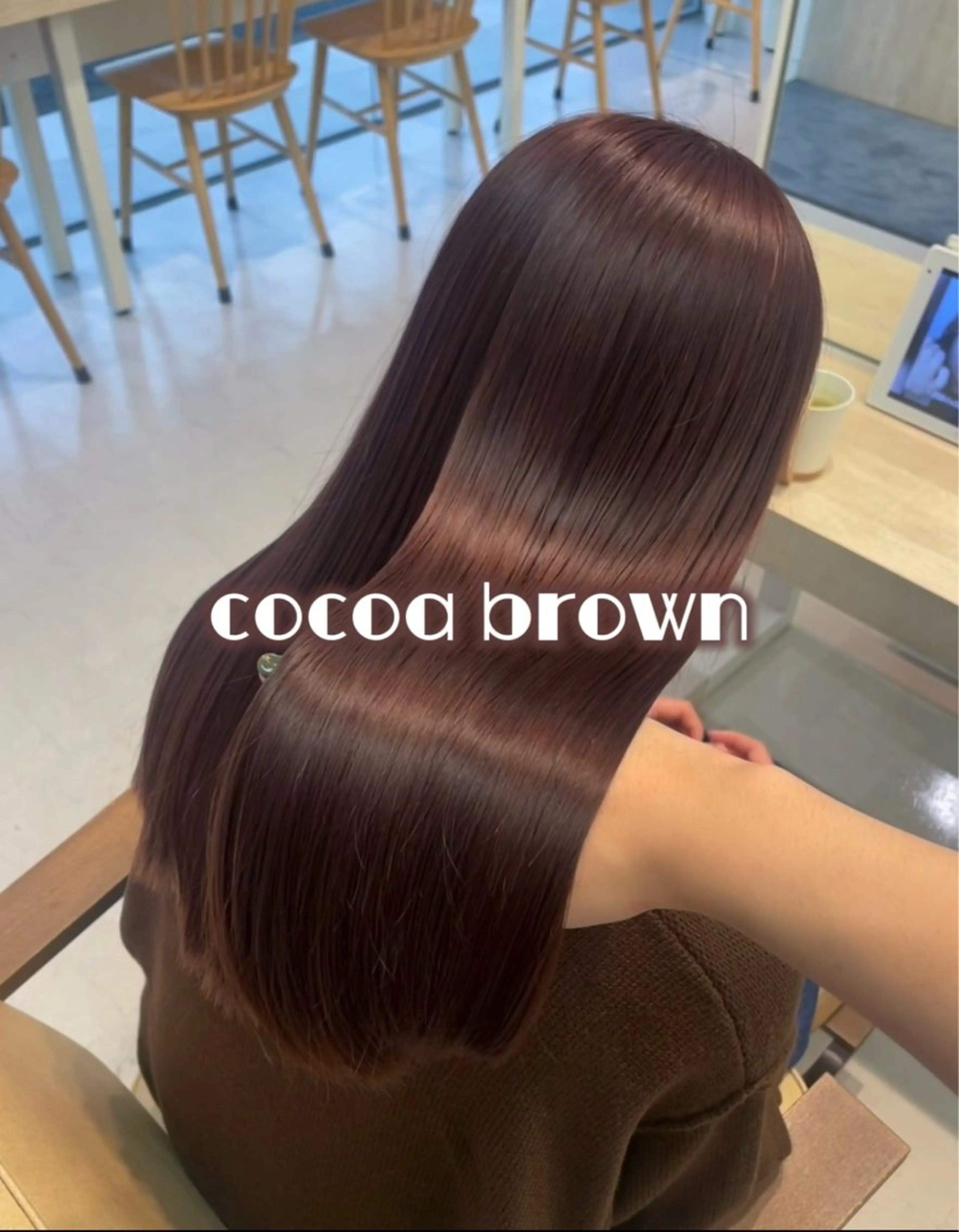 ロング カット ヘアカラー トリートメント かずや🍀/髪質改善 /艶髪カラー/眉毛のヘアスタイル