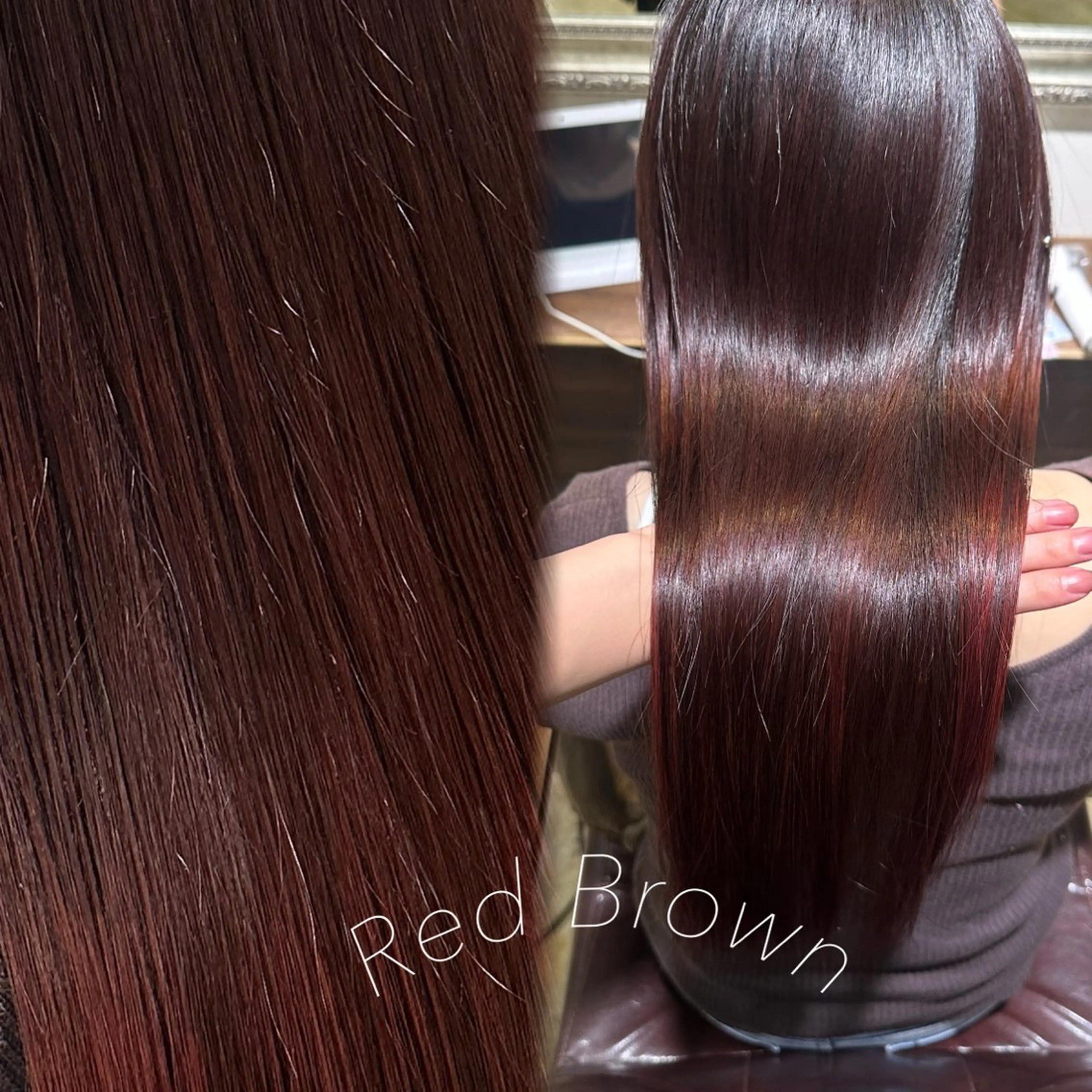 ロング ヘアカラー あゆみ︎︎✮／ 暖色カラー／レイヤーのヘアスタイル