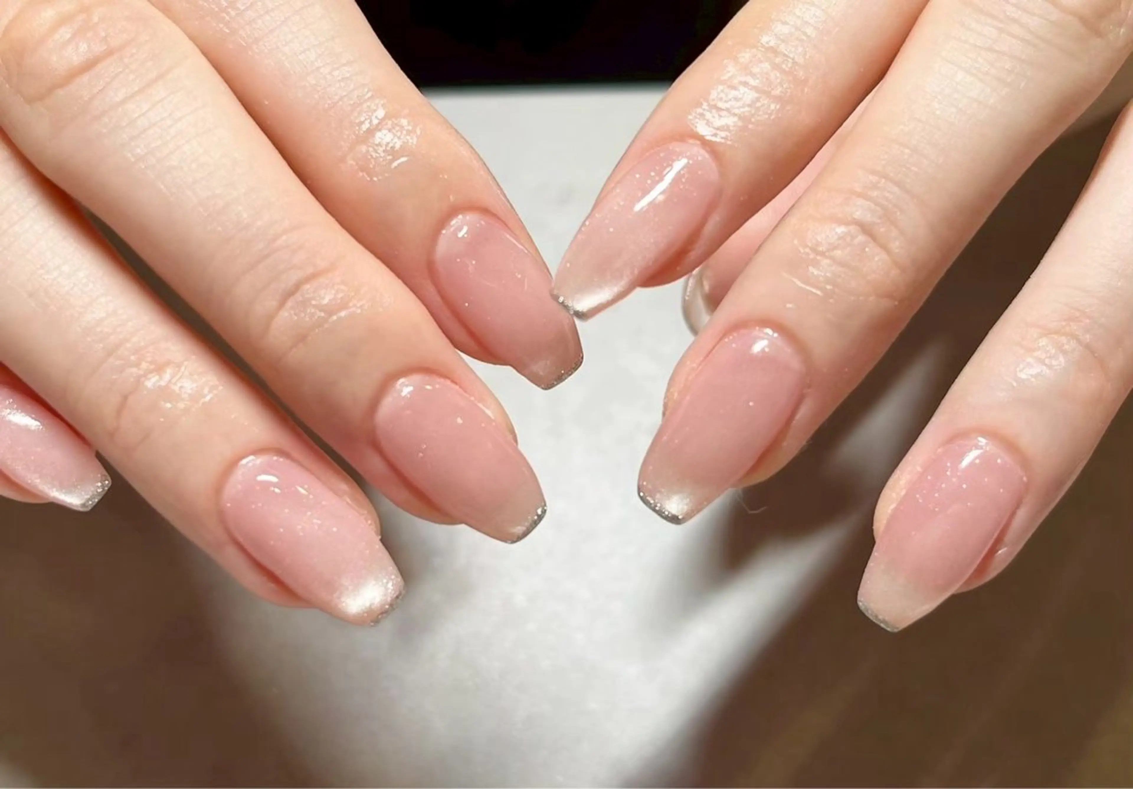 ネイル マグネットネイル 🫧ちゅるん/韓国 Ayano𓈒🎀のネイルデザイン