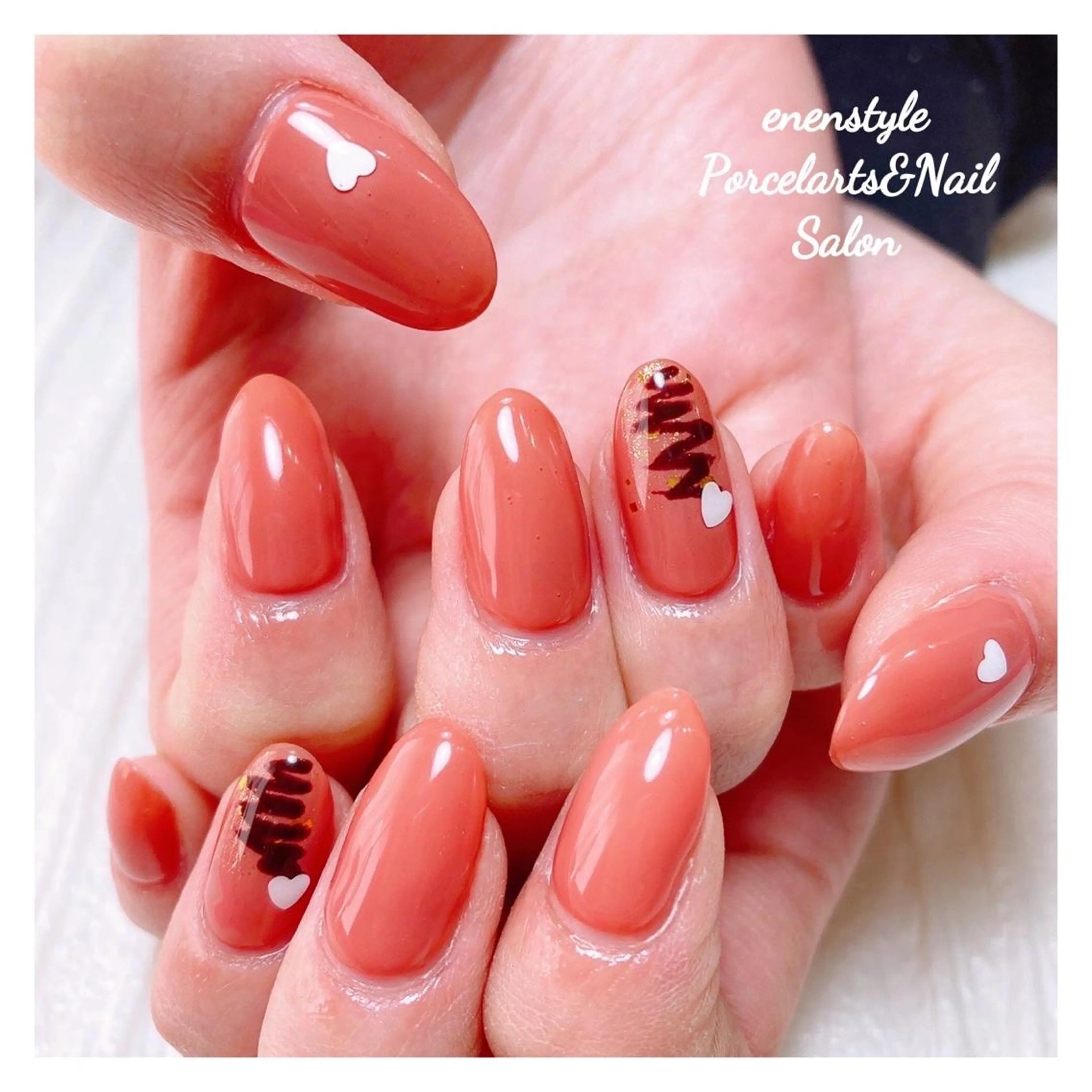 ミディアム ネイル ハンドネイル 👑enen style👑のネイルデザイン