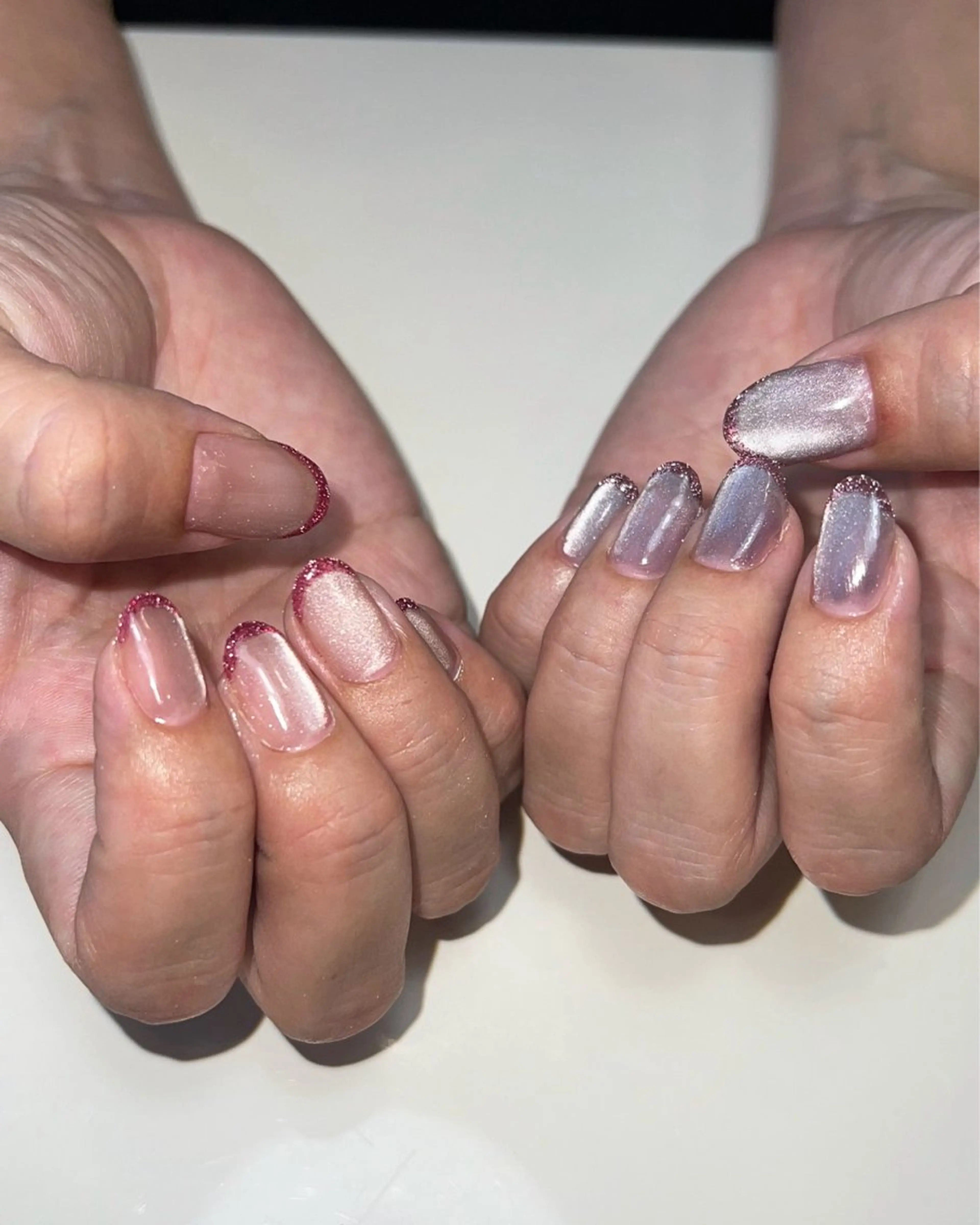 ネイル フラッシュネイル マグネットネイル ar emikaのネイルデザイン