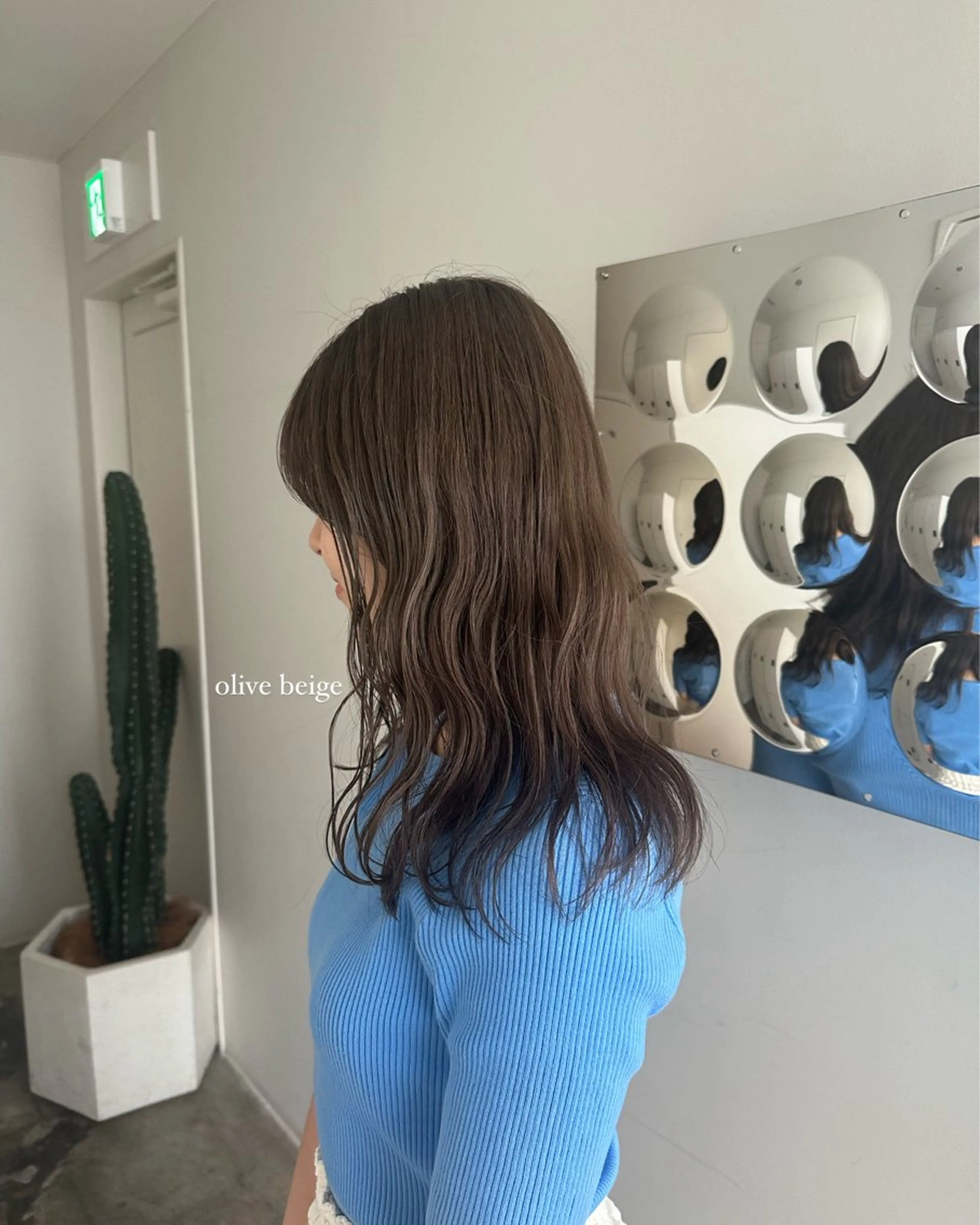 ロング カラー 透明感カラー/顔周り レイヤー/髪質改善のヘアスタイル