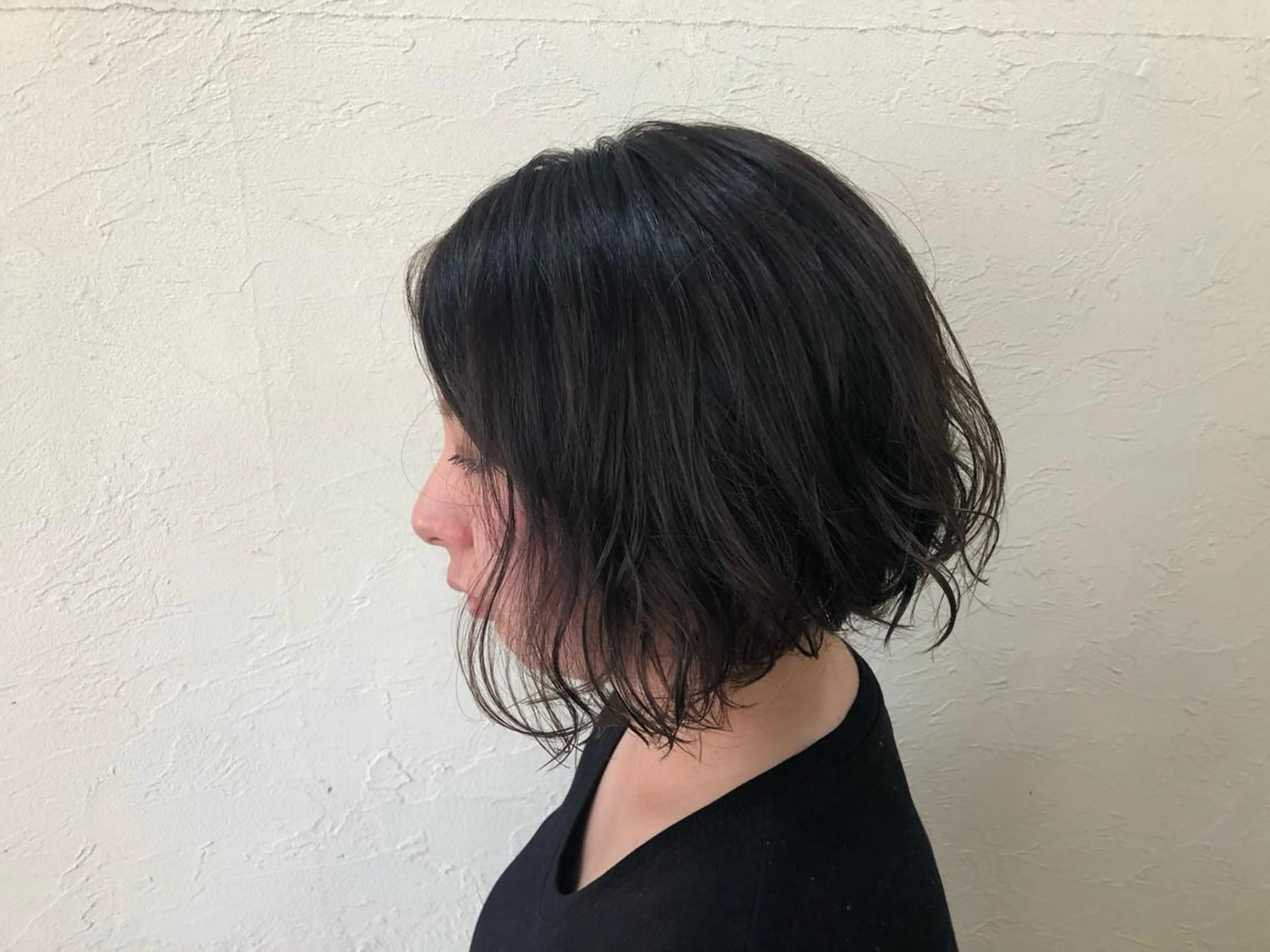 ショート カラー パーマ ヘアカラー トリートメント ENIF ヤマグチアツコのヘアスタイル