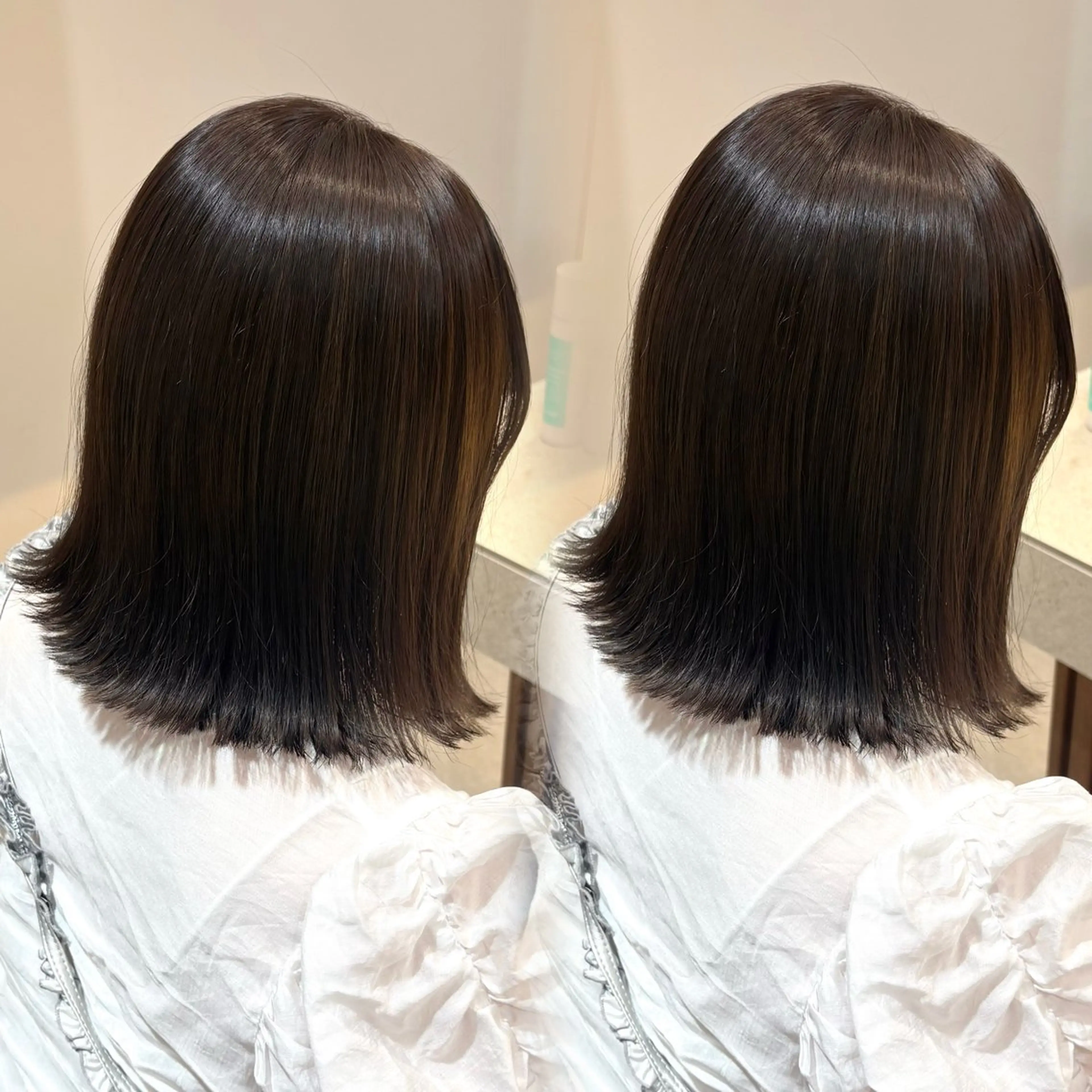 【本日学生限定メニュー‼️】🎀カラー+内部補修トリートメント+超音波アイロン 🎀の写真