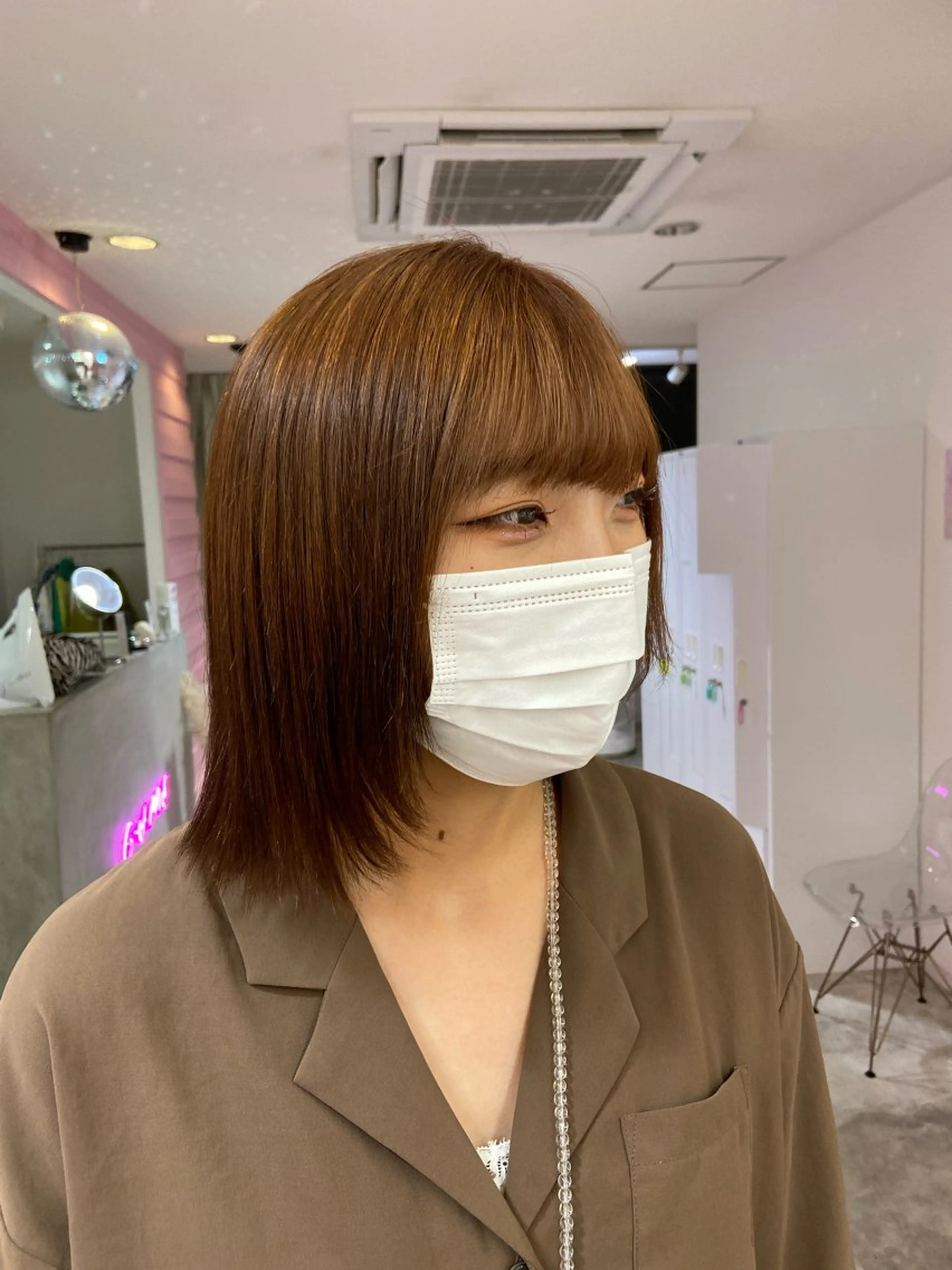 ミディアム オレンジブラウン 🌼似合わせのプロ 心斎橋/rena🌼のマツエク・マツパデザイン