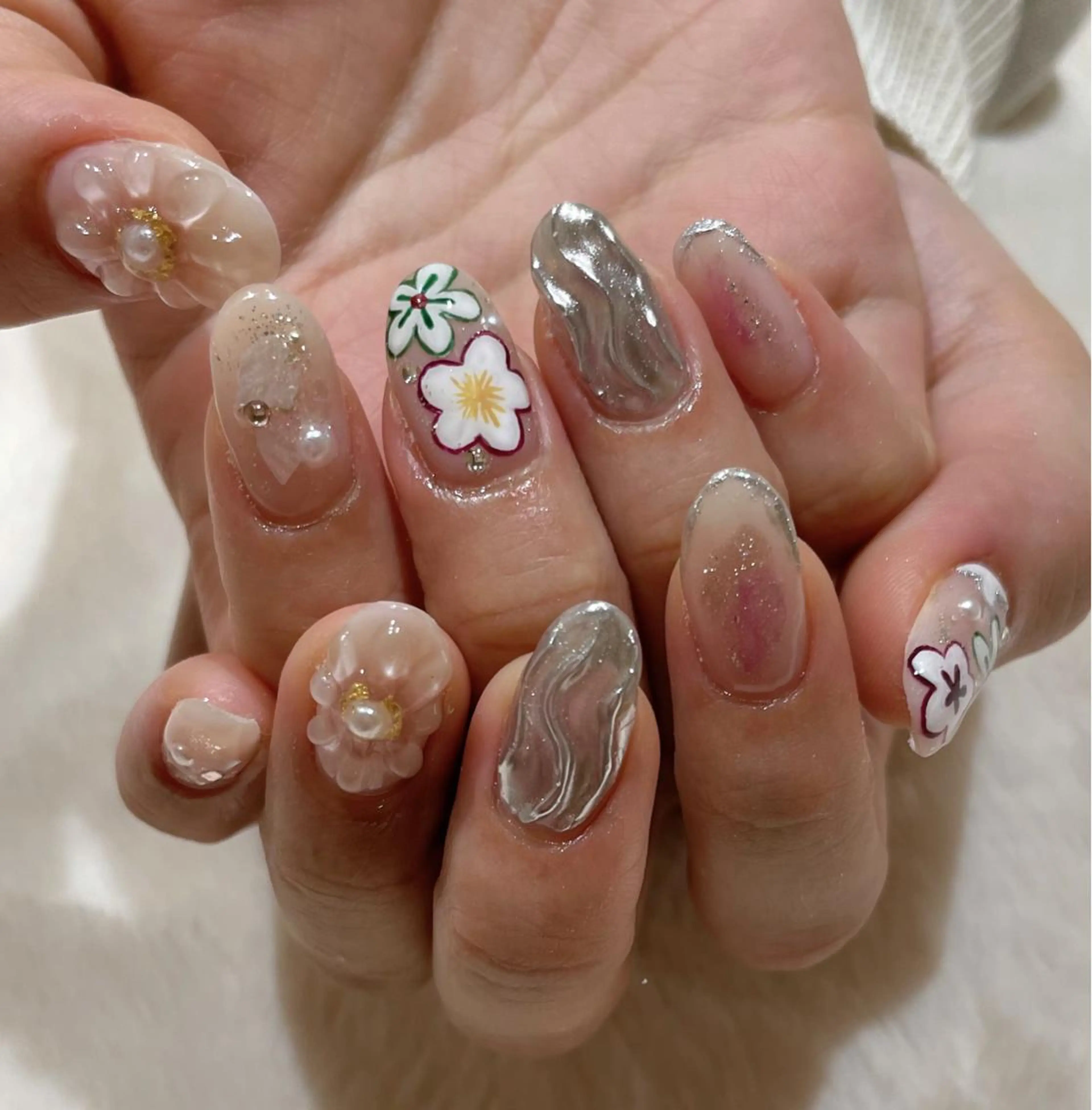 ネイル ハンドネイル 髙橋 優菜のネイルデザイン