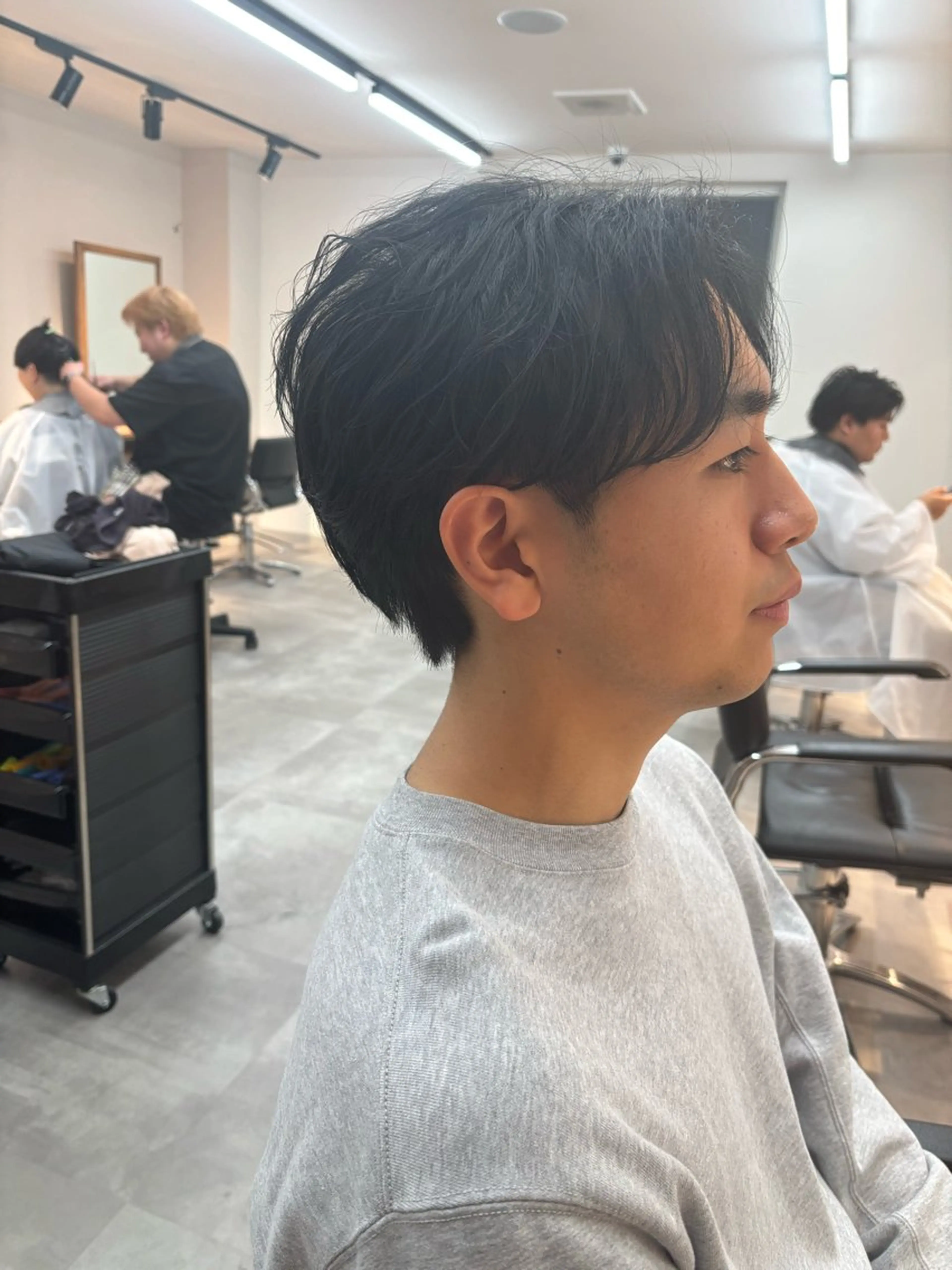 メンズ メンズパーマ カット パーマ 保立/フェザーパーマ /メンズカット千葉のヘアスタイル