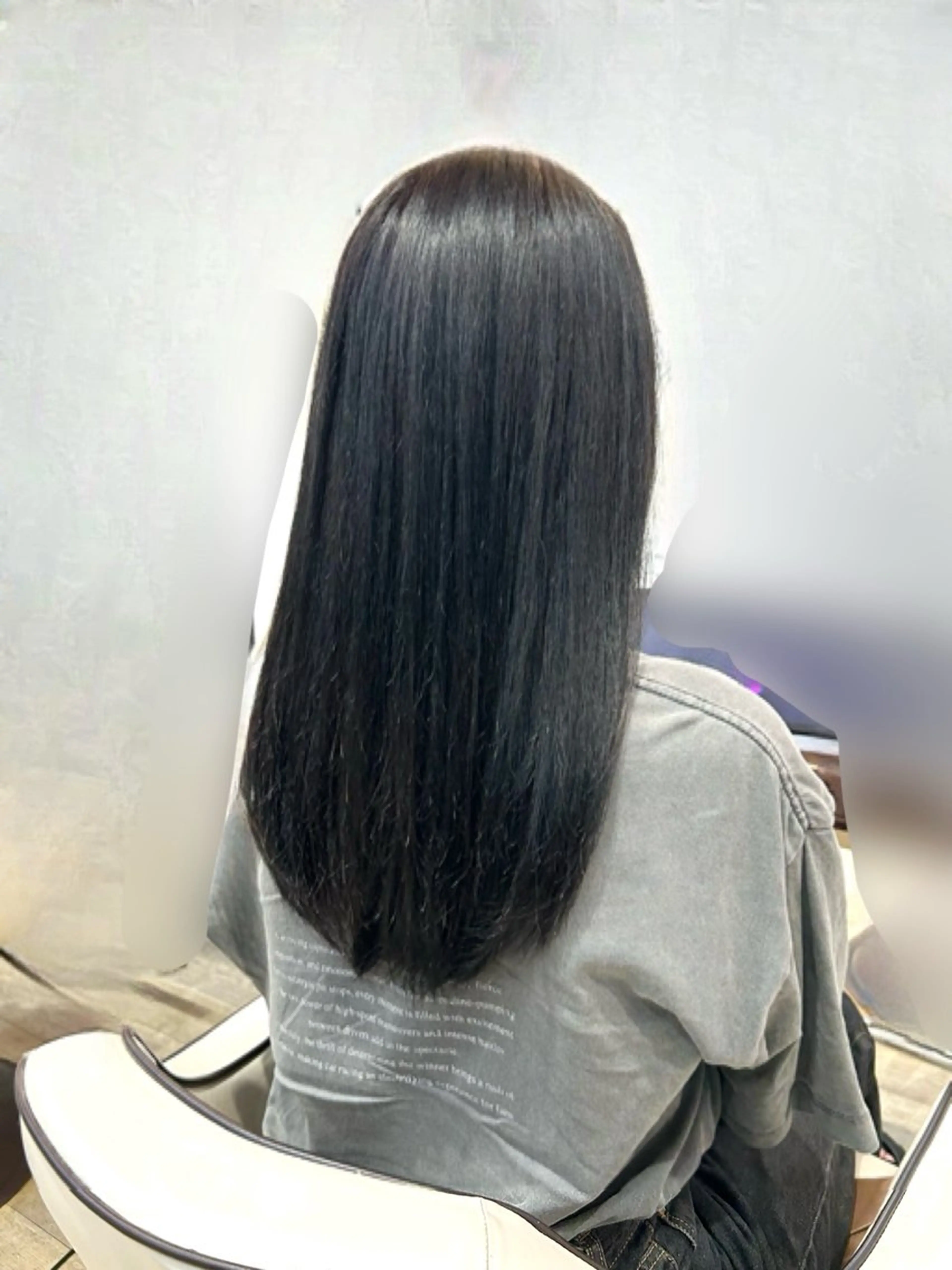ロング カラー 縮毛矯正 トリートメント Kurumi リトル渋谷のヘアスタイル