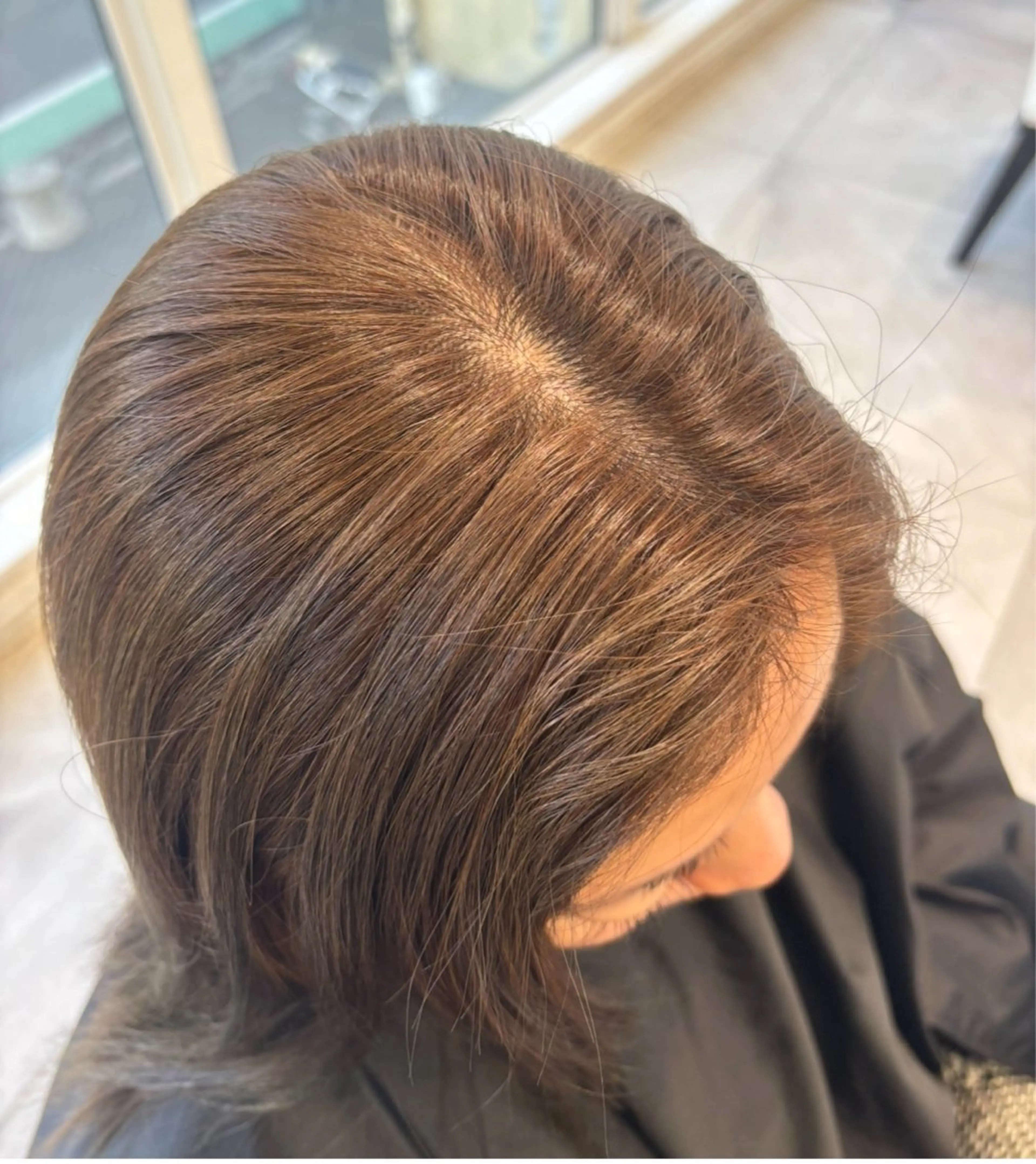 カラー ブリーチ ブリーチなしカラー 間島 叶のヘアスタイル