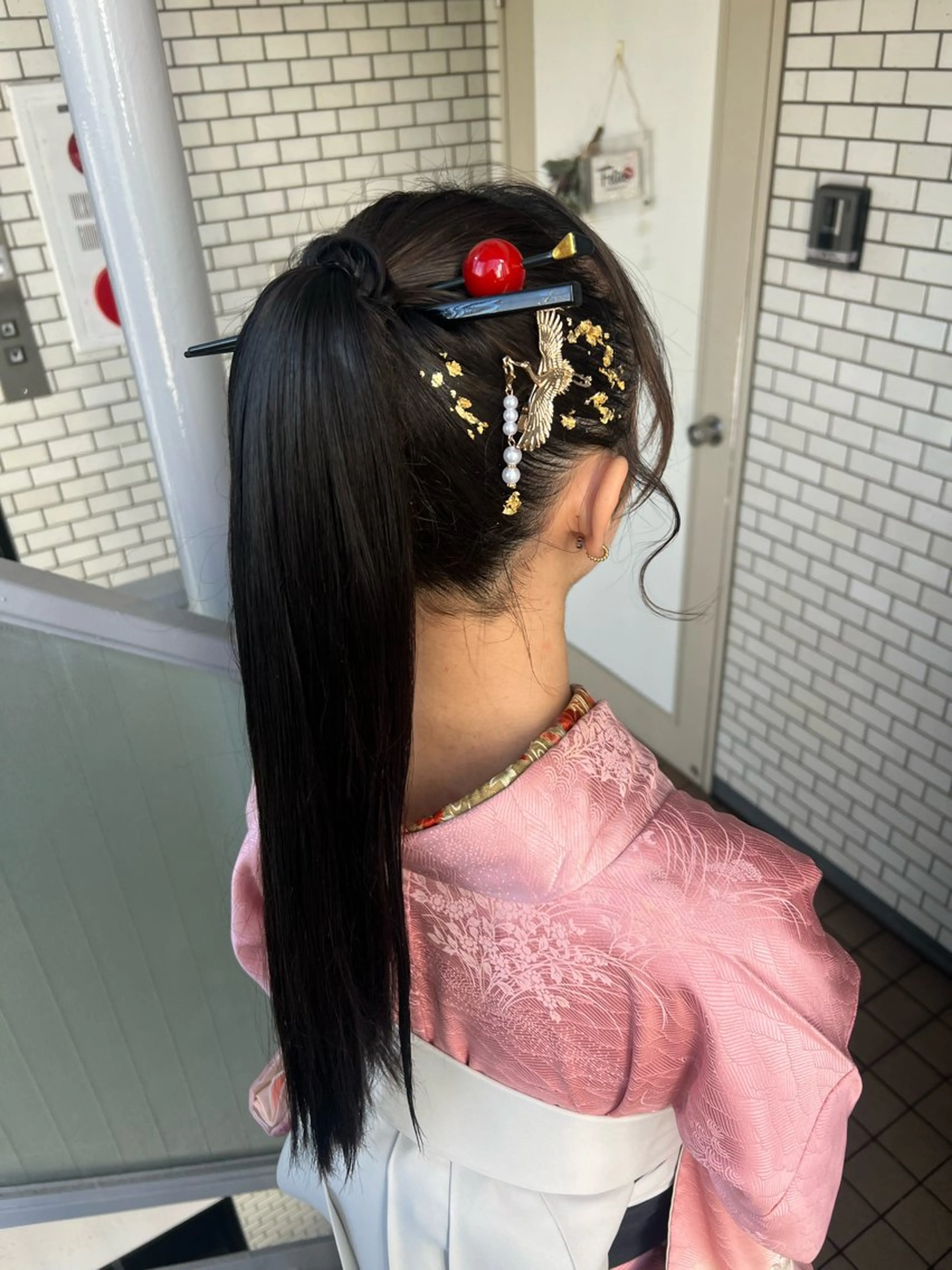 ヘアアレンジ 卒業式のヘアスタイル 大人可愛いヘアメイク 💋🧚‍♀️しずかのヘアスタイル