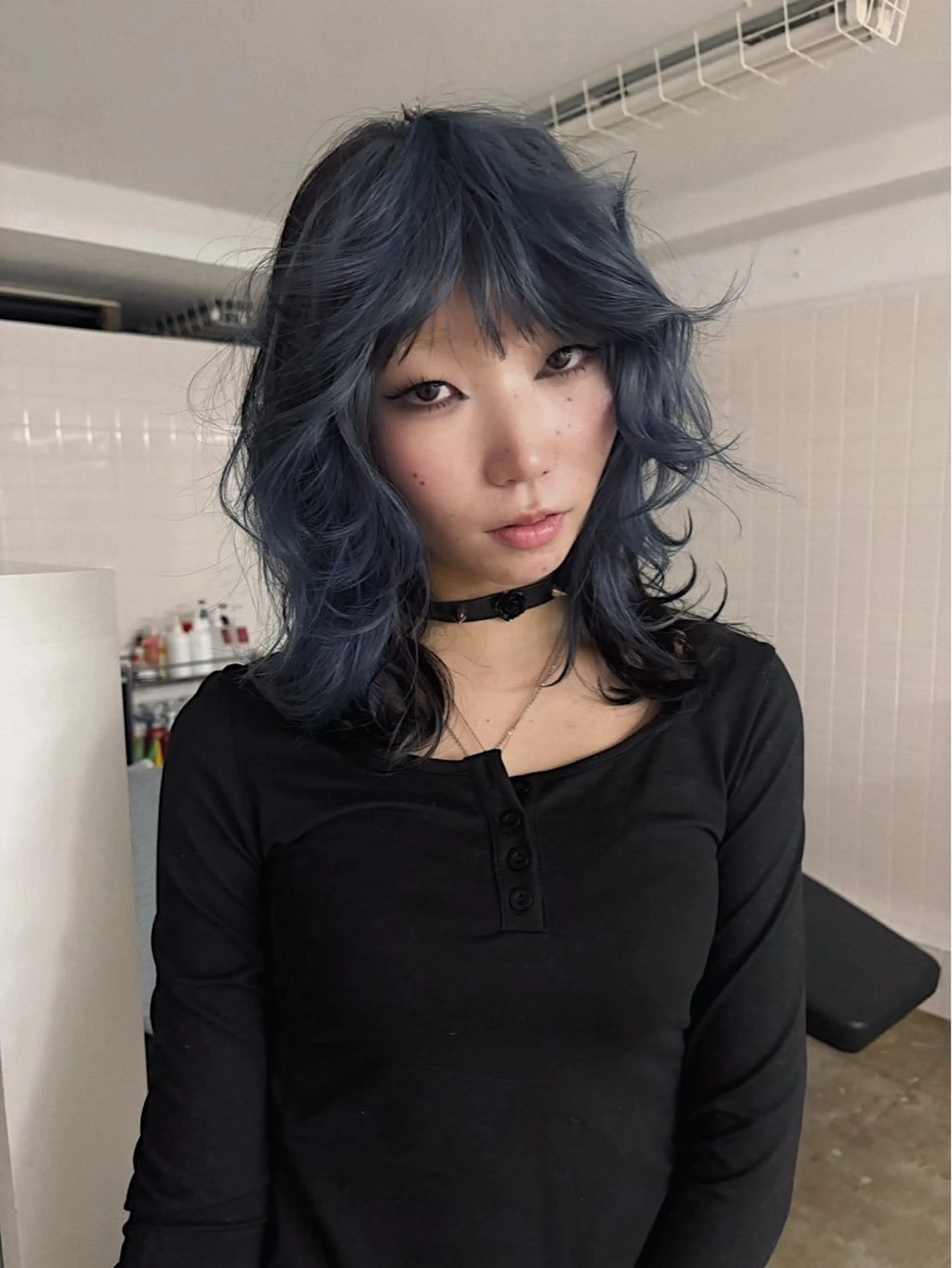 ミディアム カラー オト/レイヤー/ Wカラー/メンズのヘアスタイル