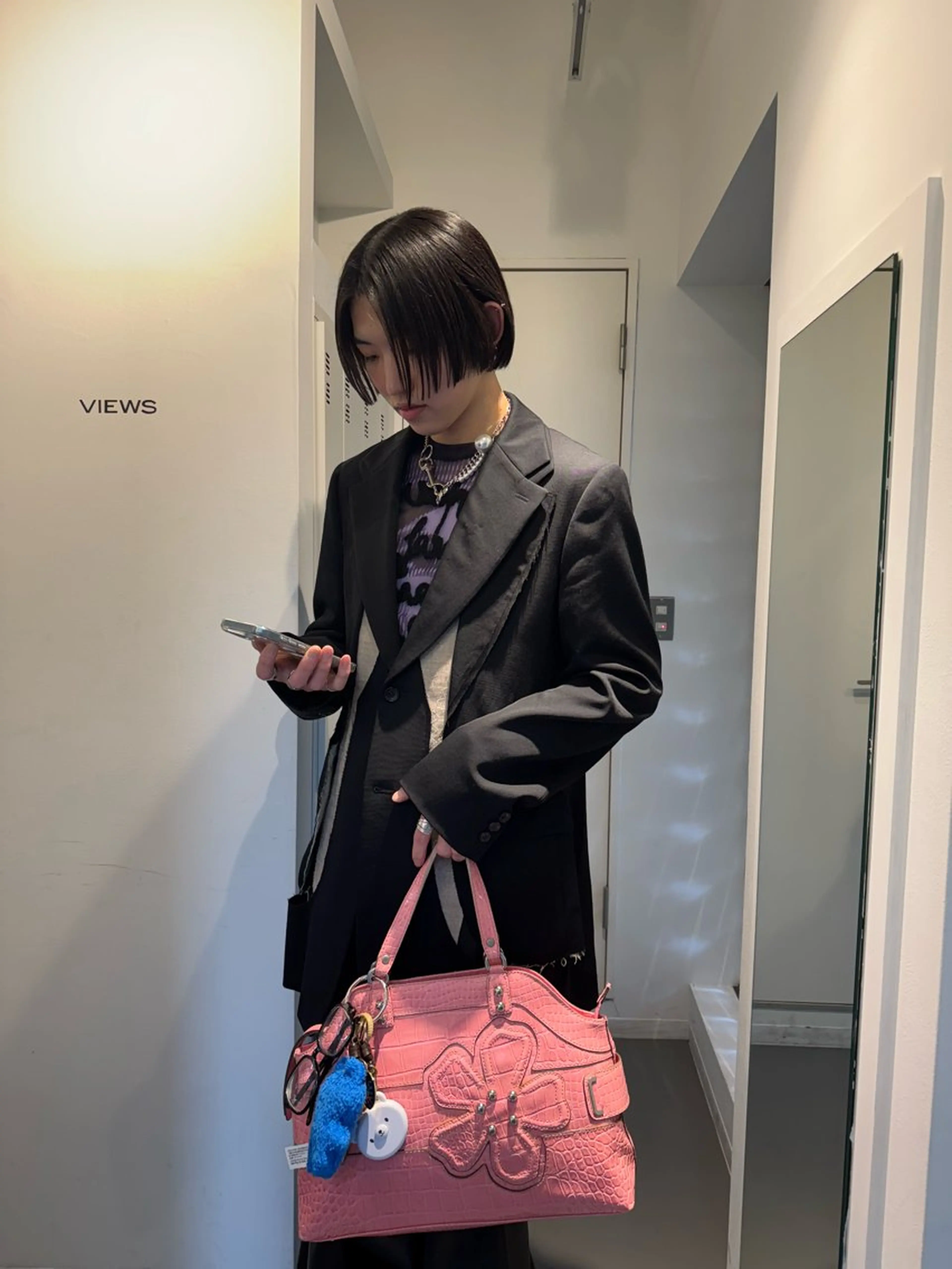 ショート カラー ヘアアレンジ ボブ カット ヘアカラー mina 🌷のヘアスタイル