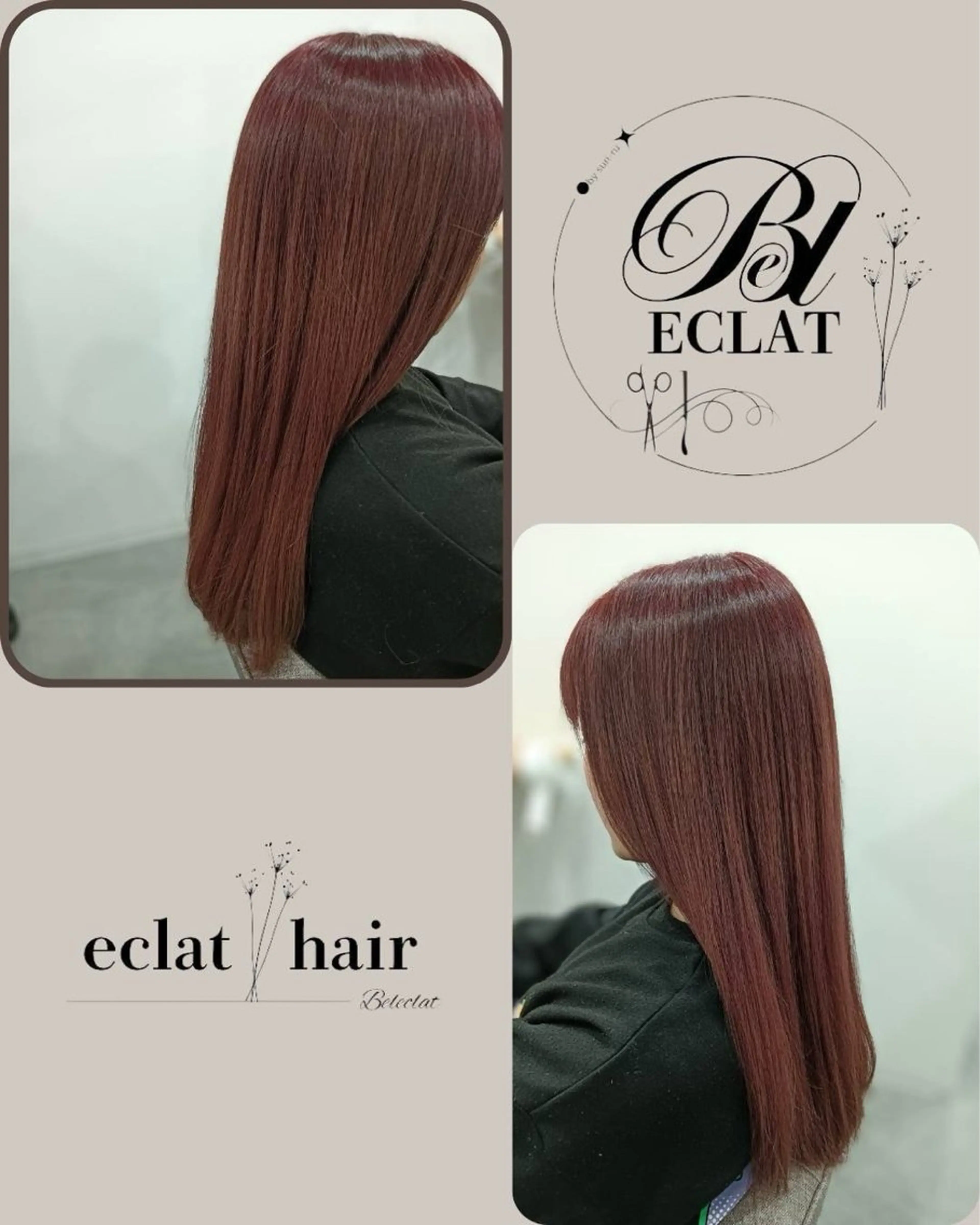 ロング カラー eclat hairのヘアスタイル