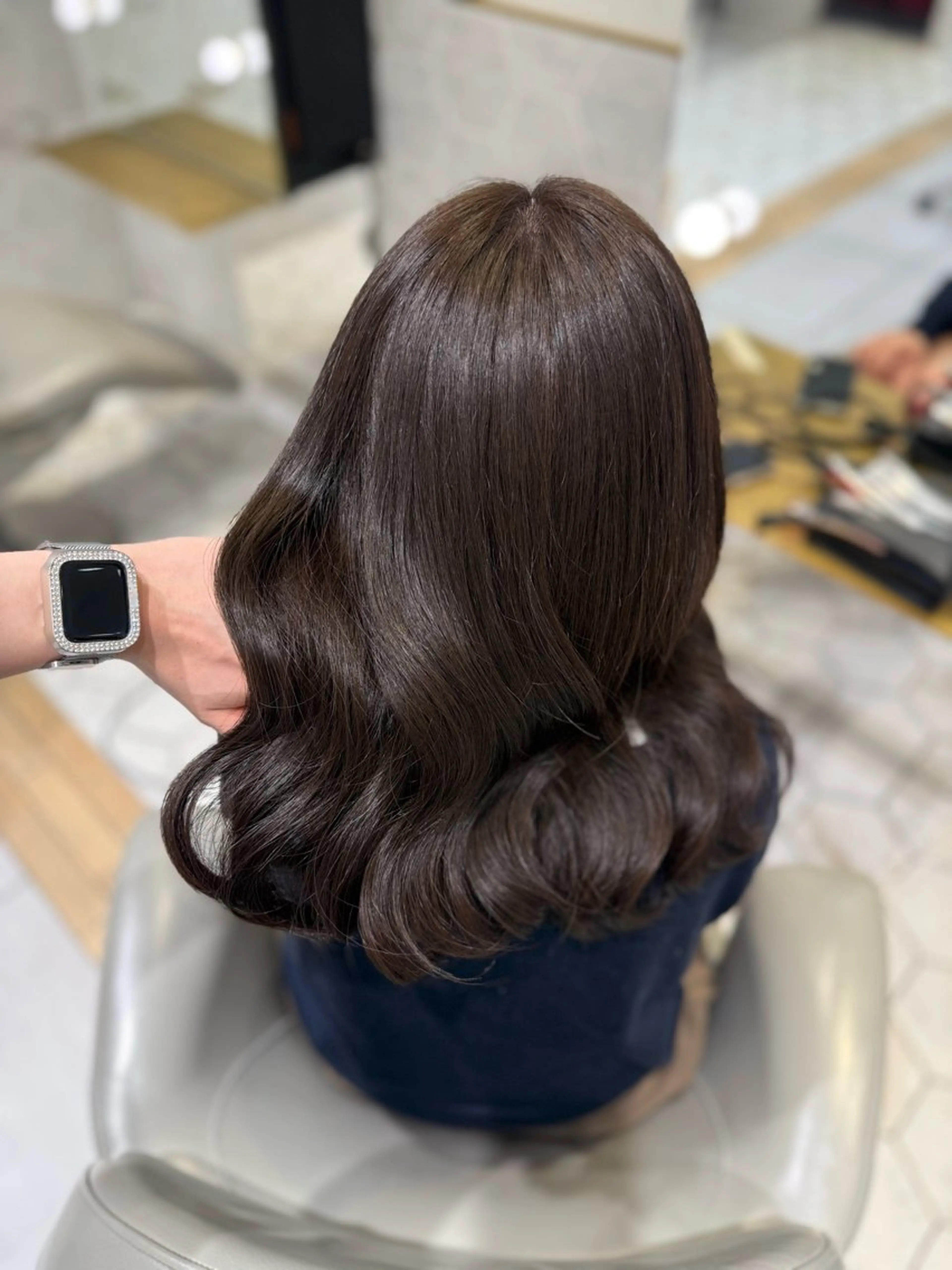 ミディアム ヘアカラー 𝐘𝐮𝐢 🤎 costesのヘアスタイル