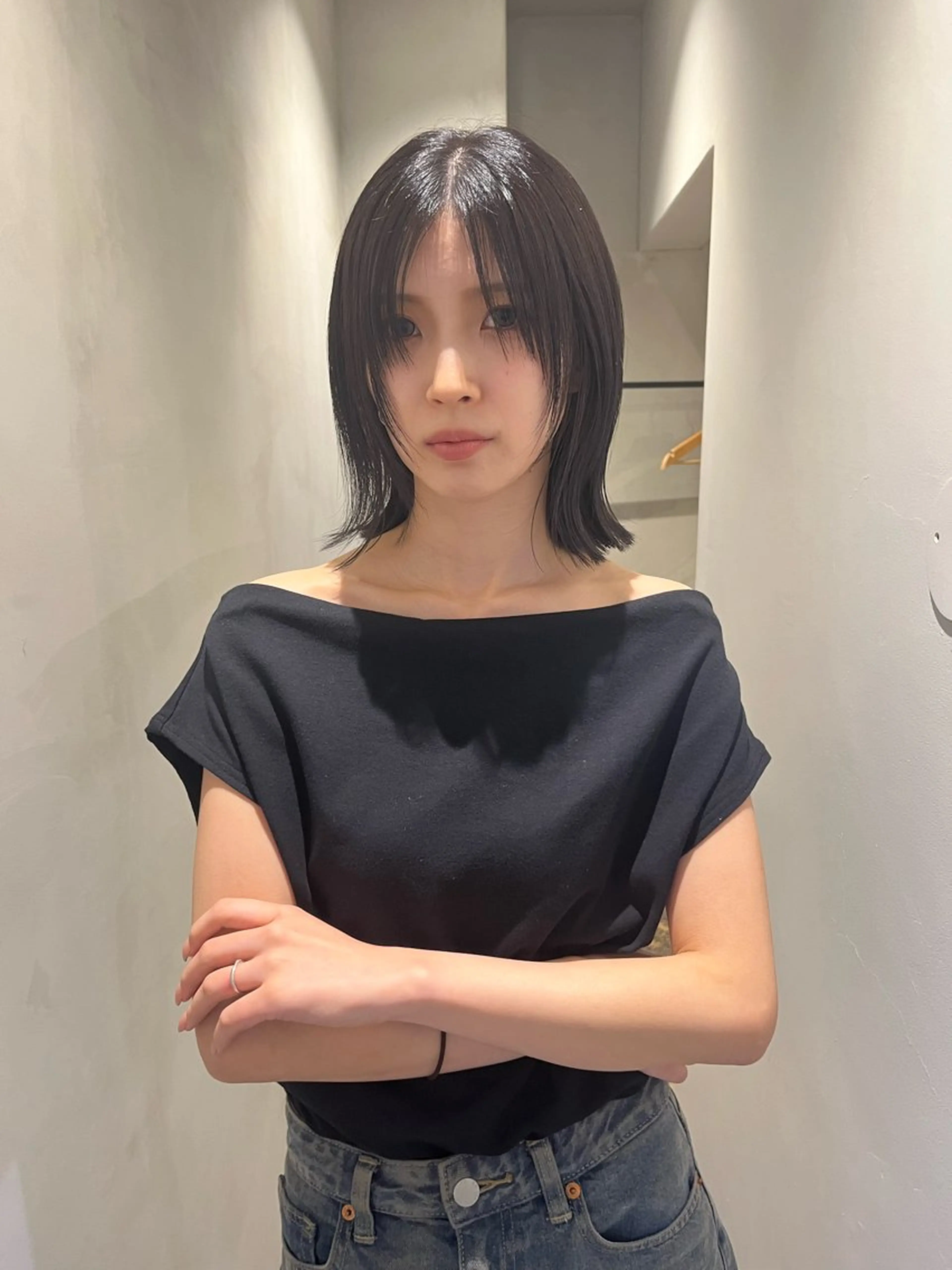 ショート カラー ボブ 似合わせカット ショートヘア 小顔カット 平尾/高宮/艶カラー /ハイライト/綜一郎のヘアスタイル