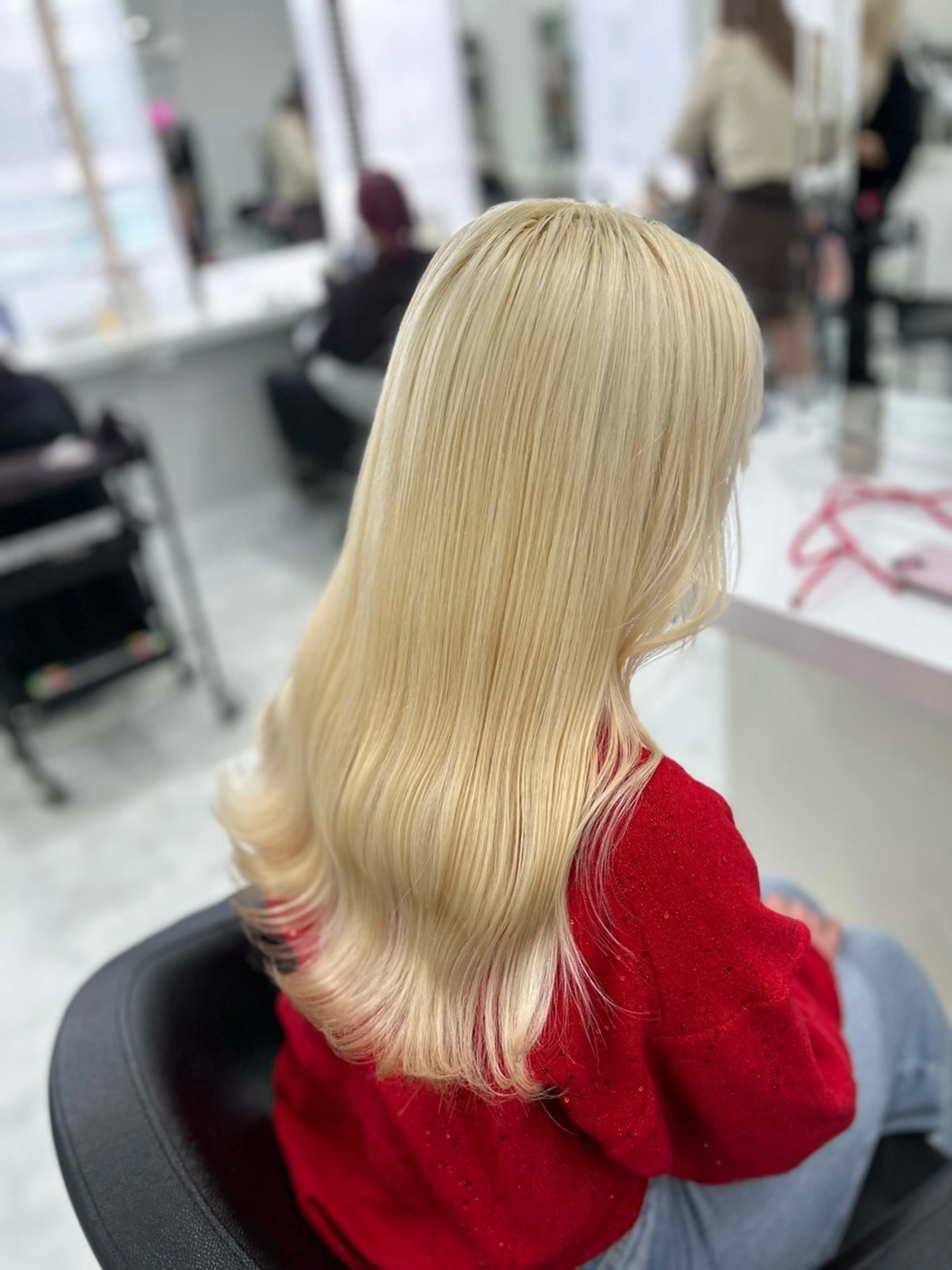 セミロング カラー ヘアカラー トリートメント ヘアセット 渋谷指名1位💖 カラーの達人❣️のヘアスタイル