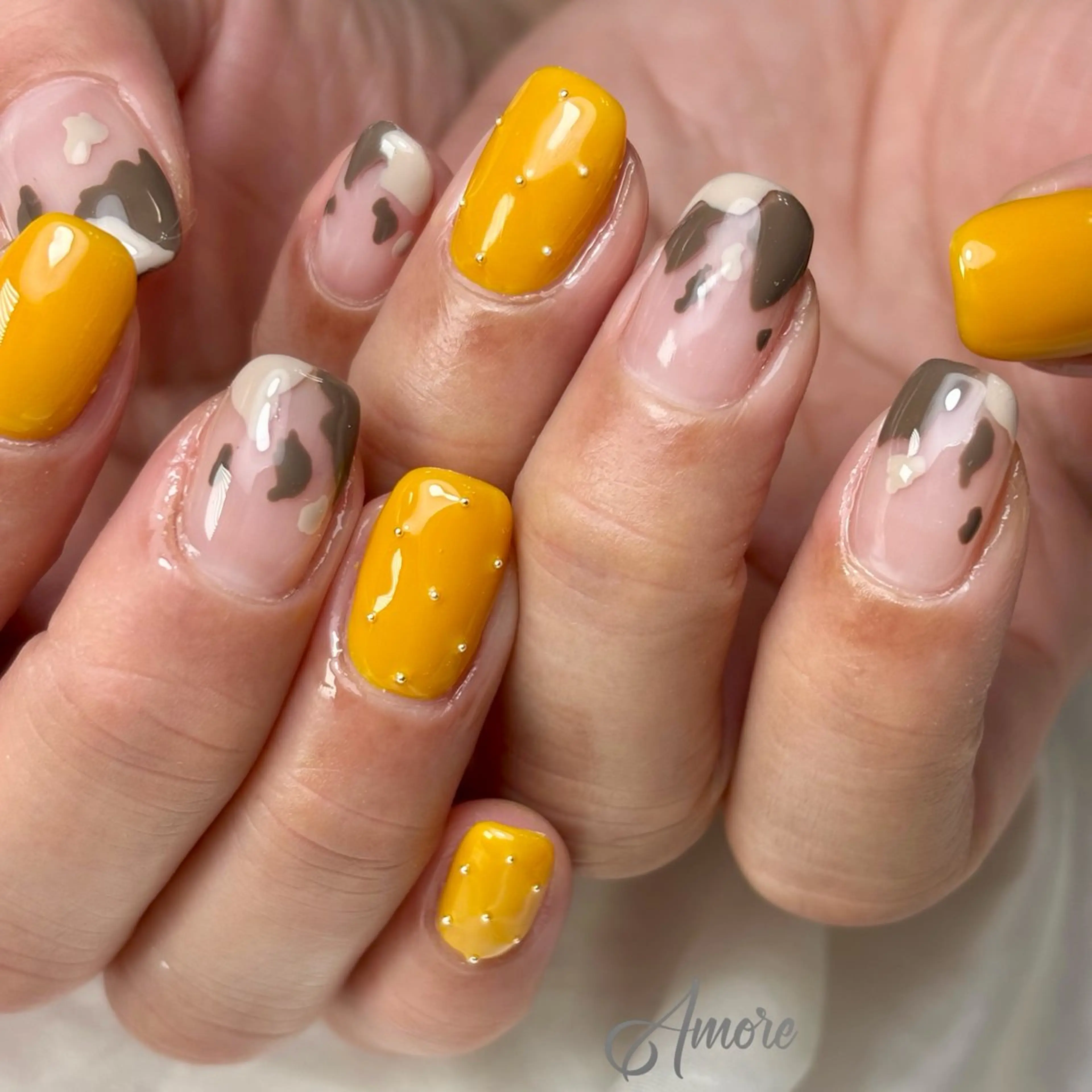 ネイル ジェルネイル キラキラネイル 韓国ネイル マグネットネイル パラジェル You kyehwaのネイルデザイン