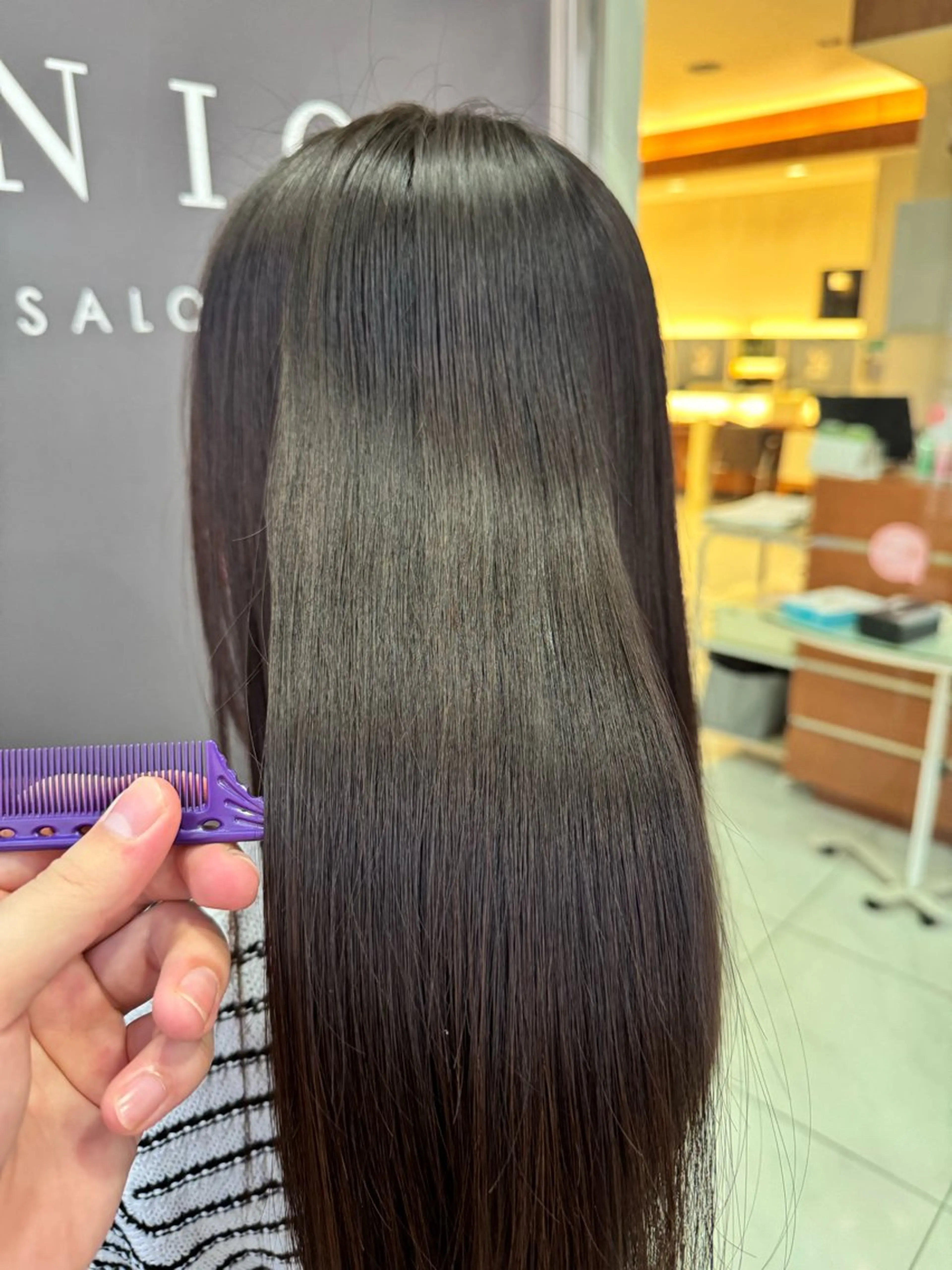 ロング 縮毛矯正 🎈カラーエステ 🎈通事  啓人のヘアスタイル