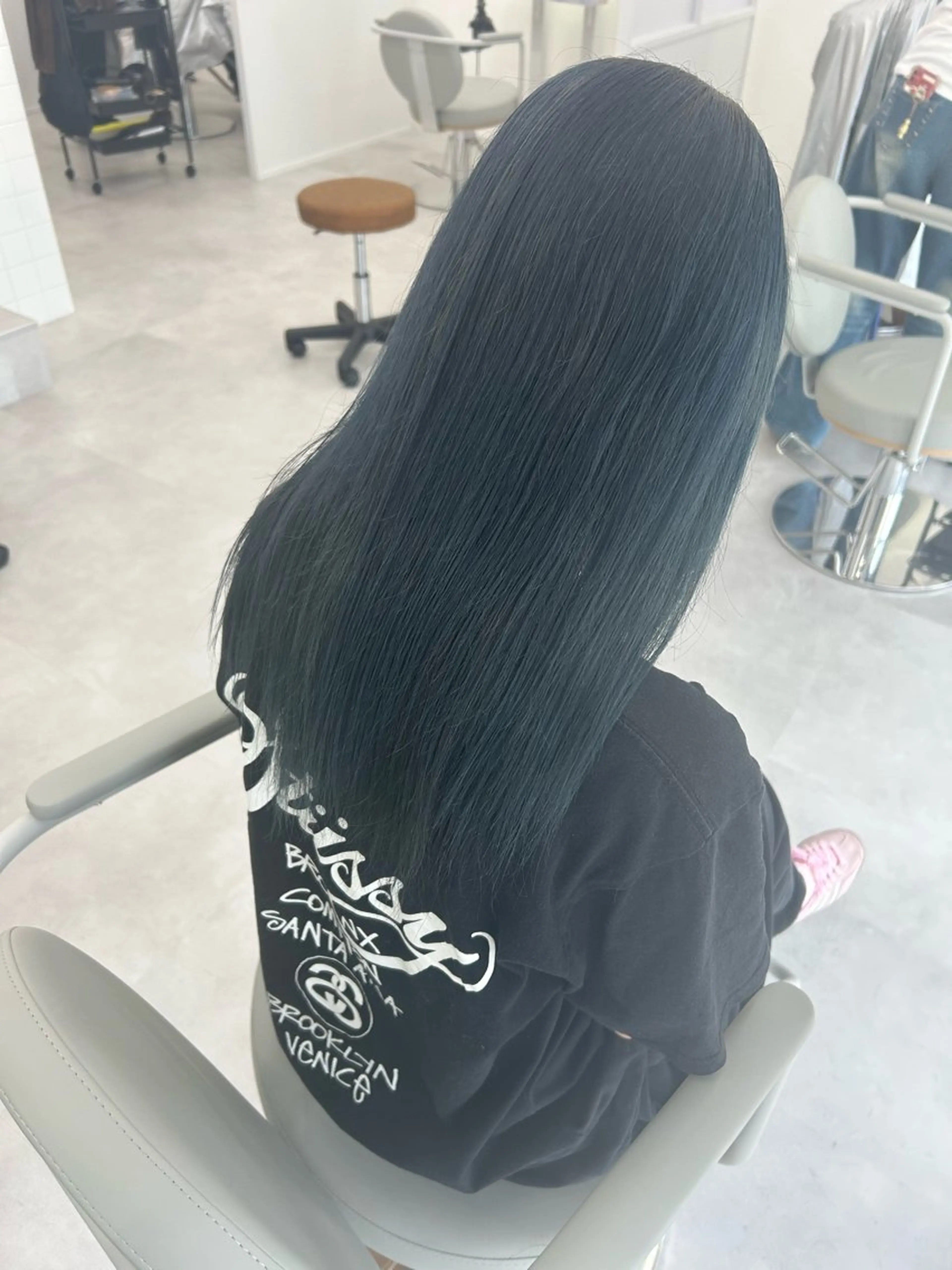 ロング 上島 愛永のヘアスタイル