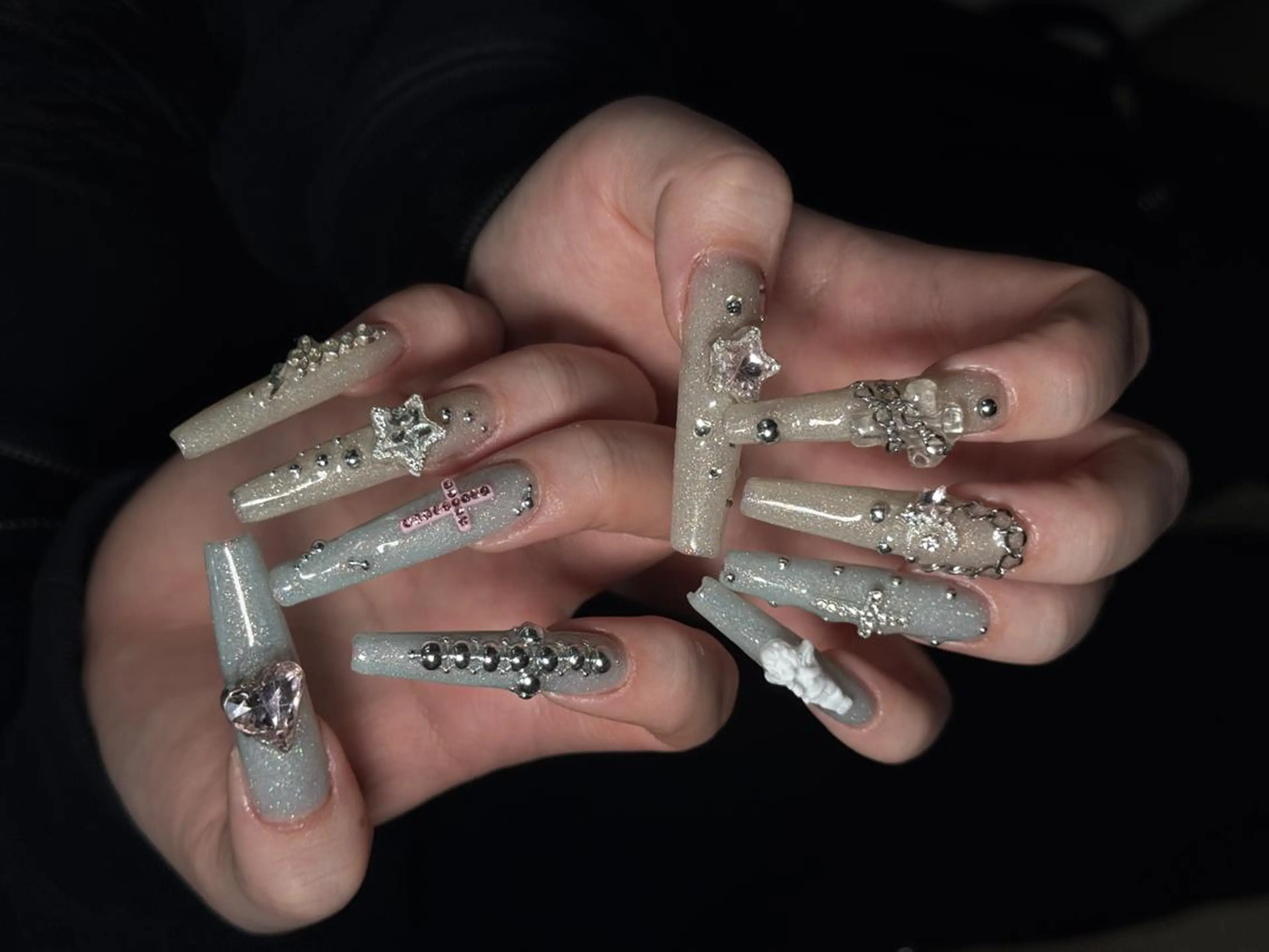 ロング 長さ出し専門 nynaのネイルデザイン