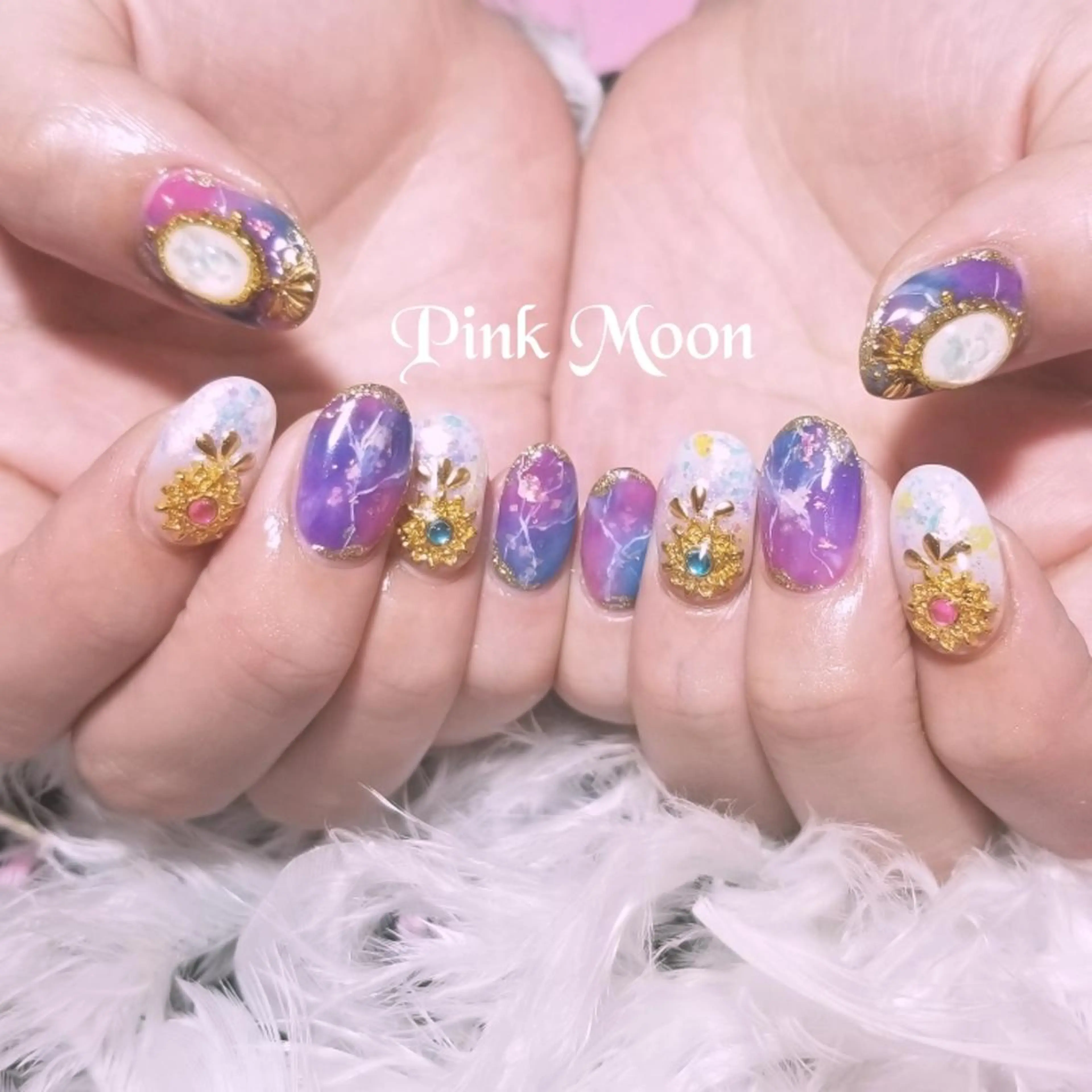 ネイル その他(ネイル) PinkMoon Nozomiのネイルデザイン