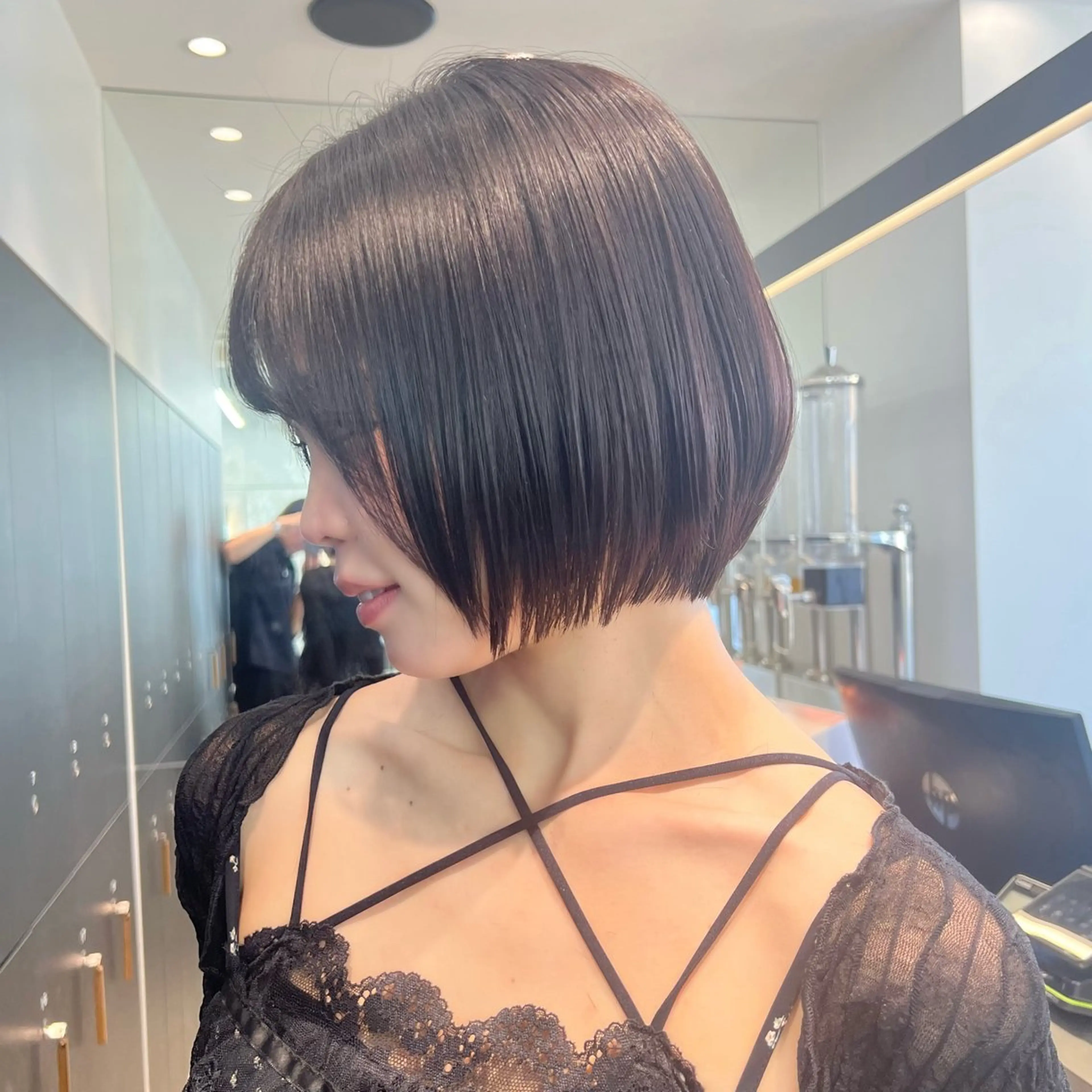 ショート ショートボブ ボブ 顔まわりレイヤー 顔周りカット 韓国風ヘア カット トリートメント メンズ/韓国レイヤー /縮毛矯正/📍爽太のヘアスタイル