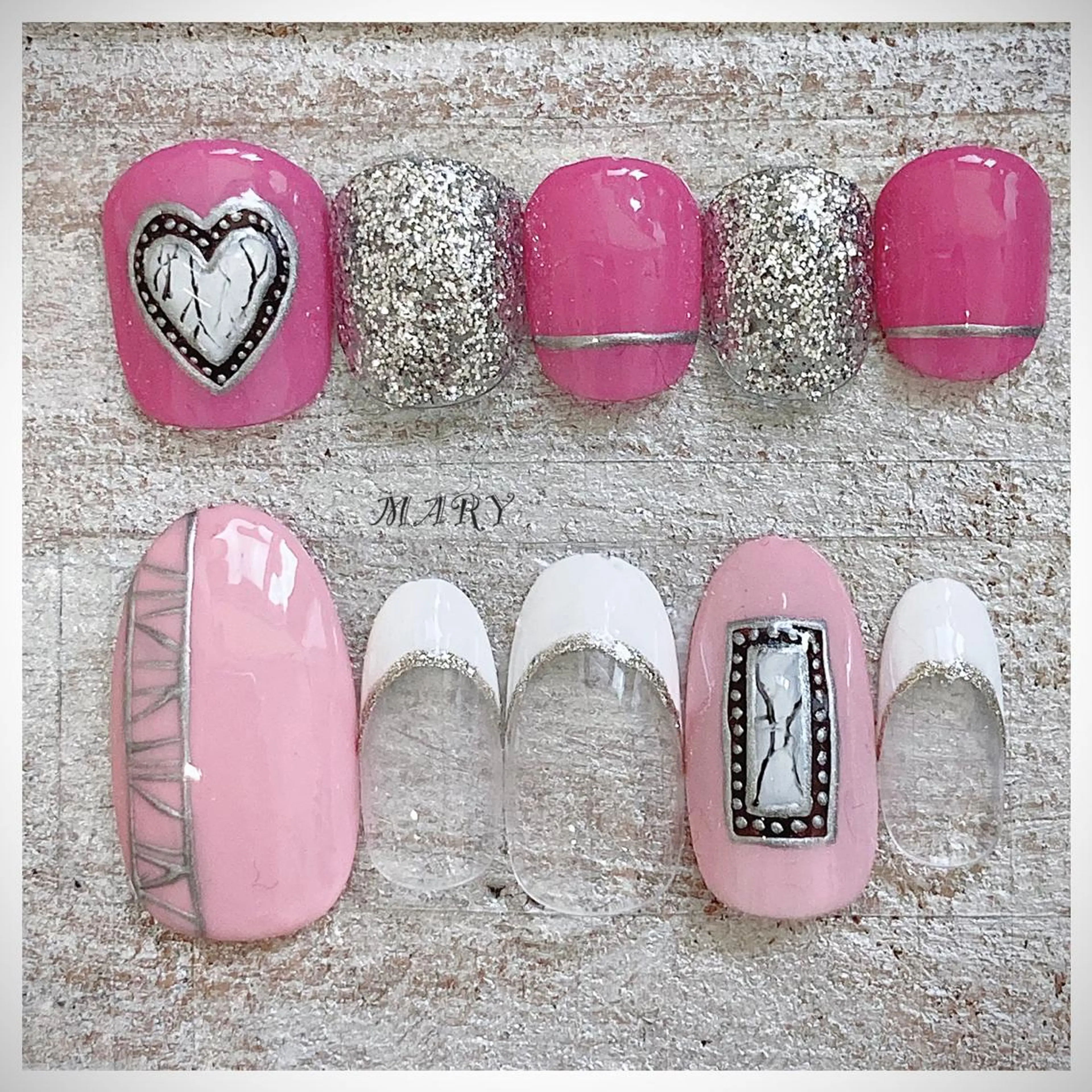 ネイル フットネイル おそろいネイル ニュアンスネイル ワンカラーネイル ピンク フットネイル Mary nail .narumiのネイルデザイン
