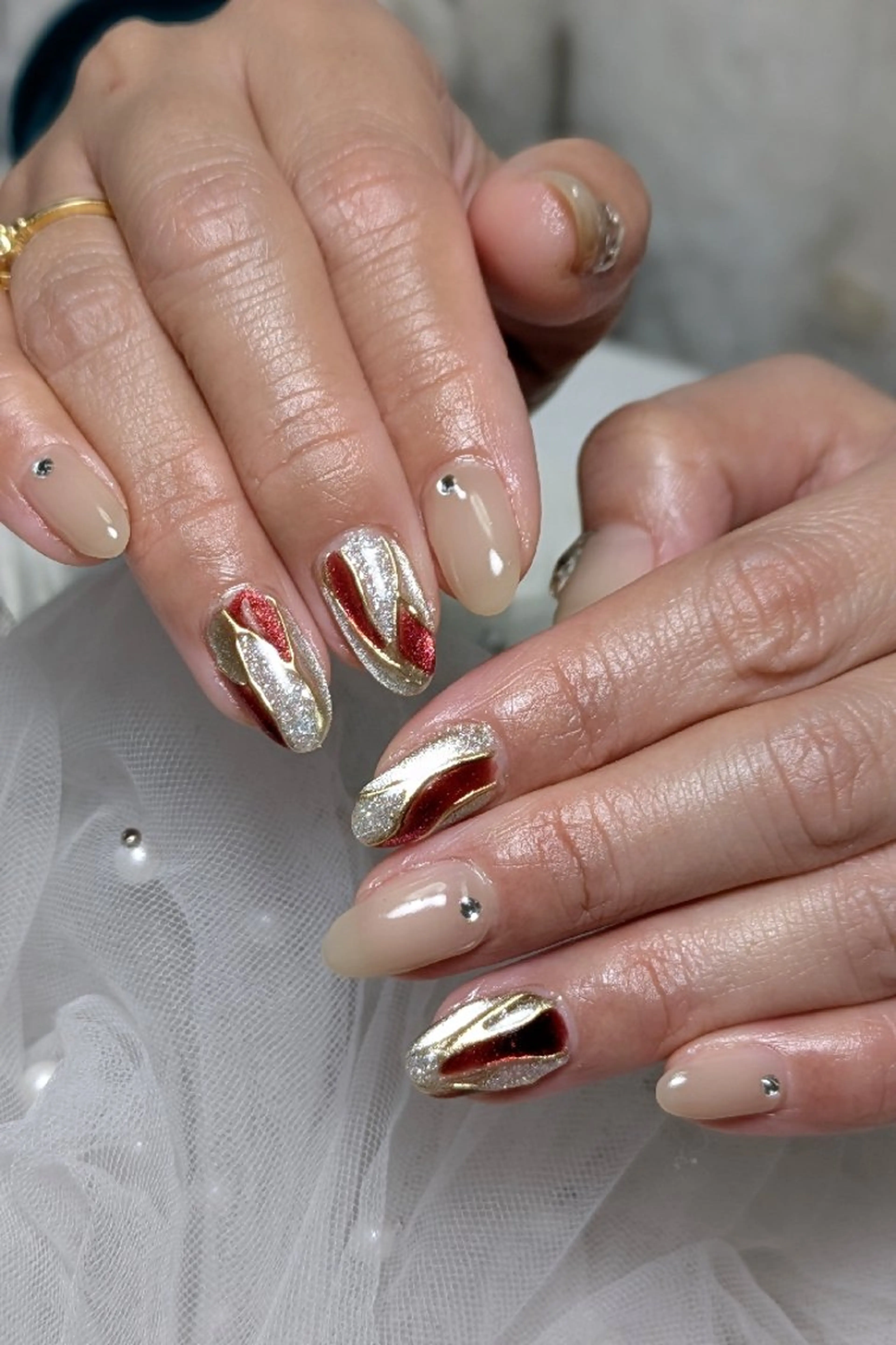 ネイル シンプルネイル ハンドネイル m&pPrivate nailsalonのネイルデザイン