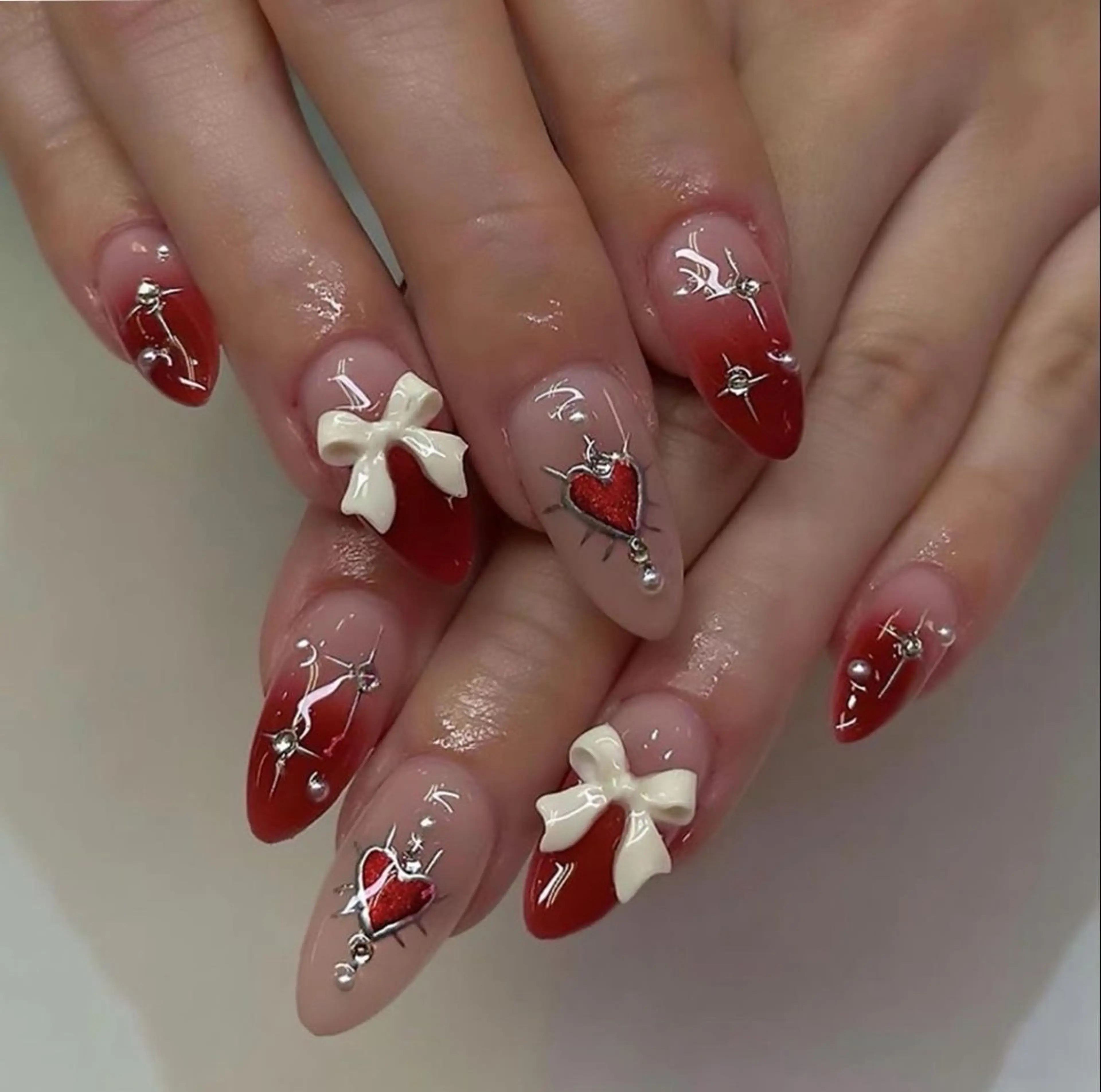 ネイル チークネイル フットネイル フレンチネイル グラデーション 韓国ネイル Yuki nail staffのネイルデザイン