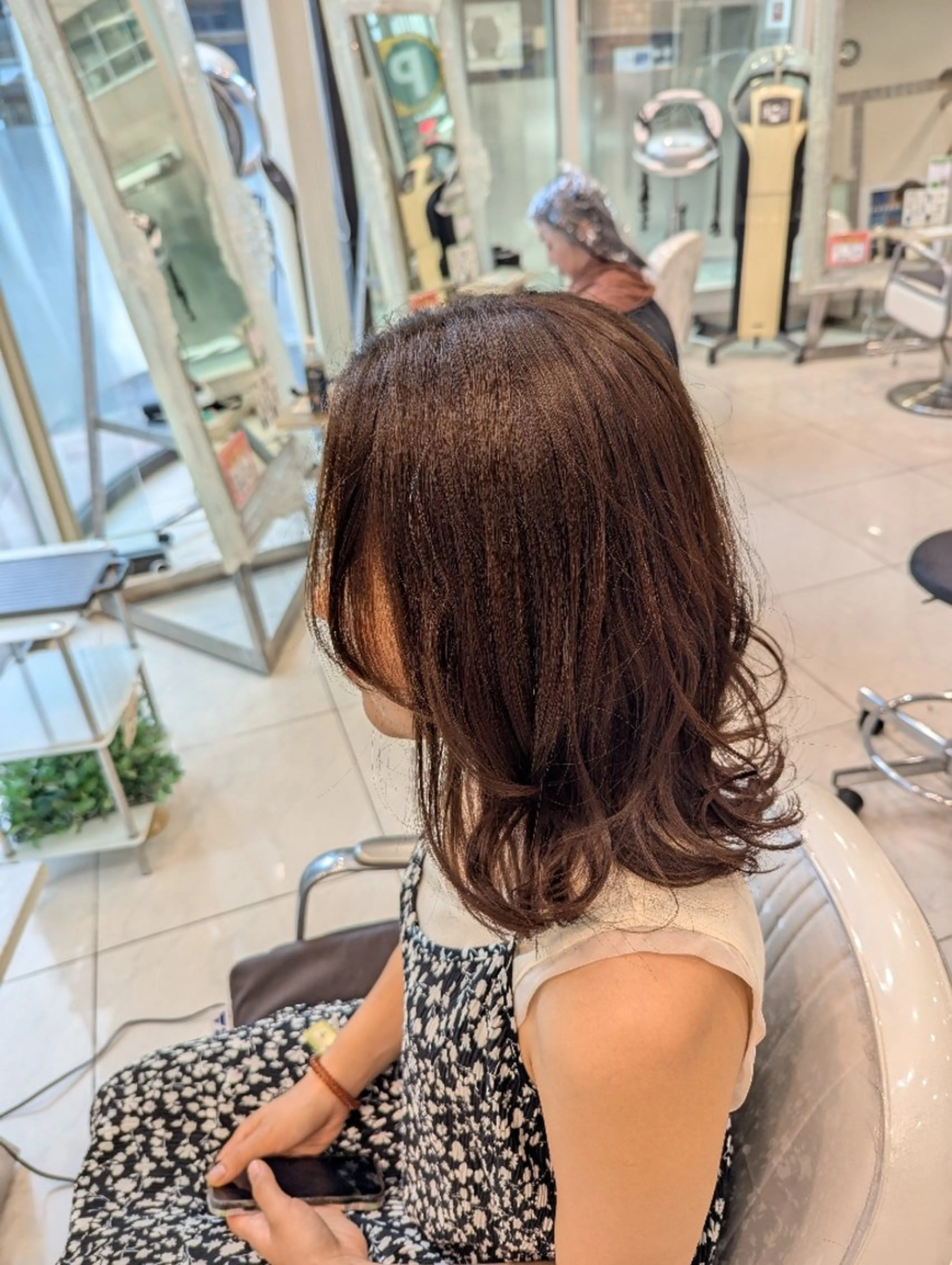 カラー ミディアム 髪質改善 カミムラのヘアスタイル