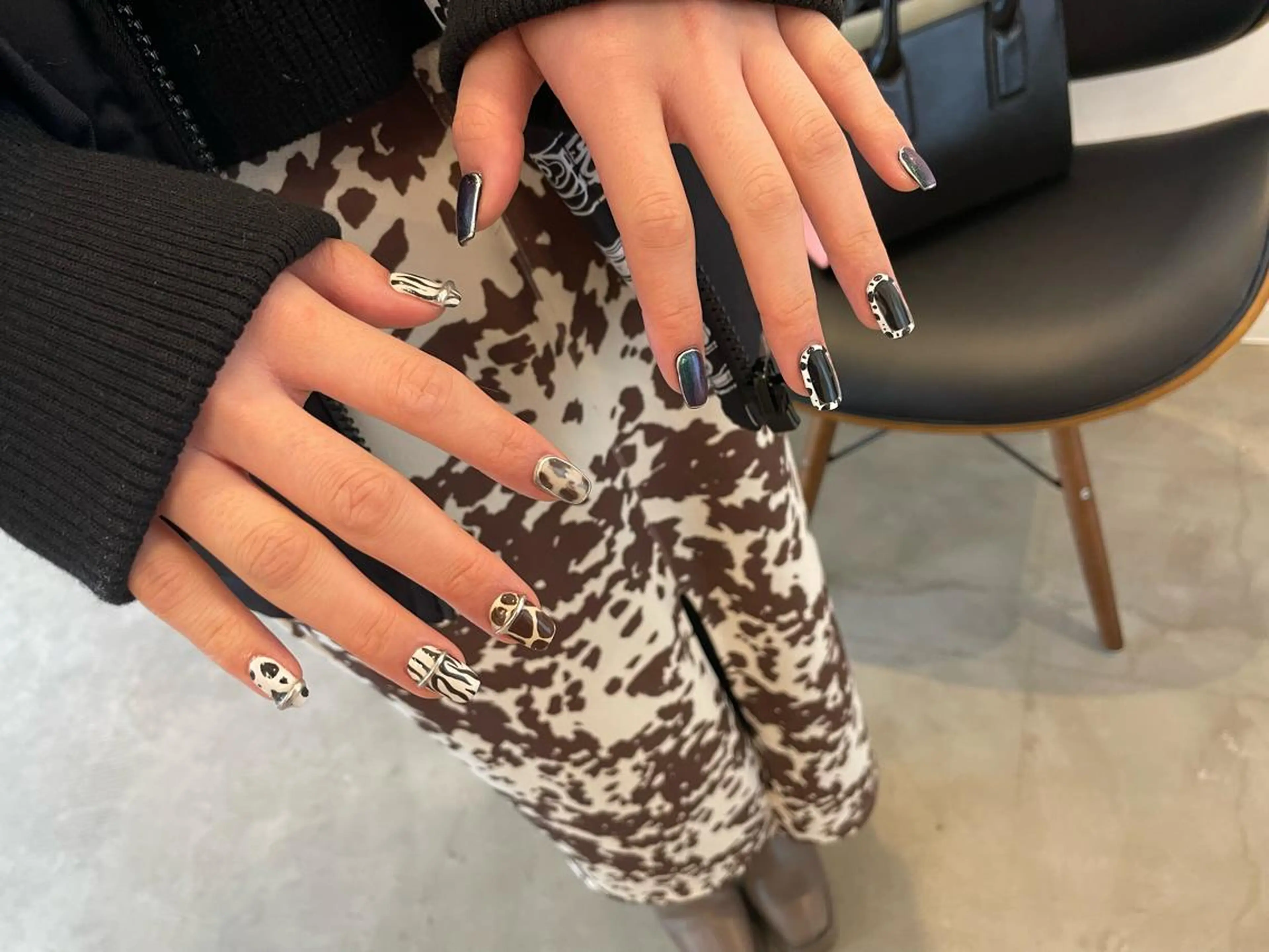 セミロング m kaori𓃟のネイルデザイン