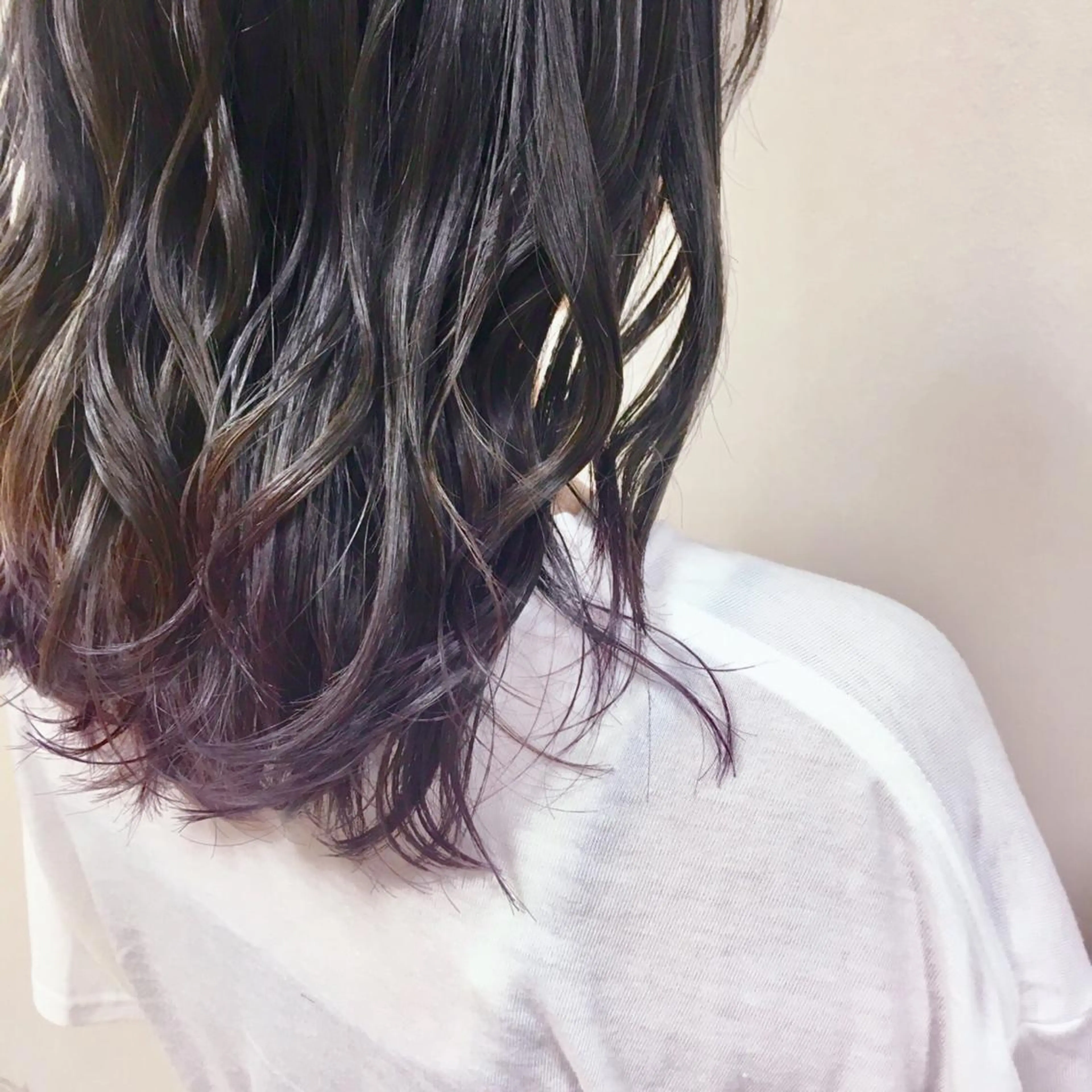 セミロング カラー ヘアアレンジ ヘアカラー トリートメント 【Sweep】おじま のぞみのヘアスタイル