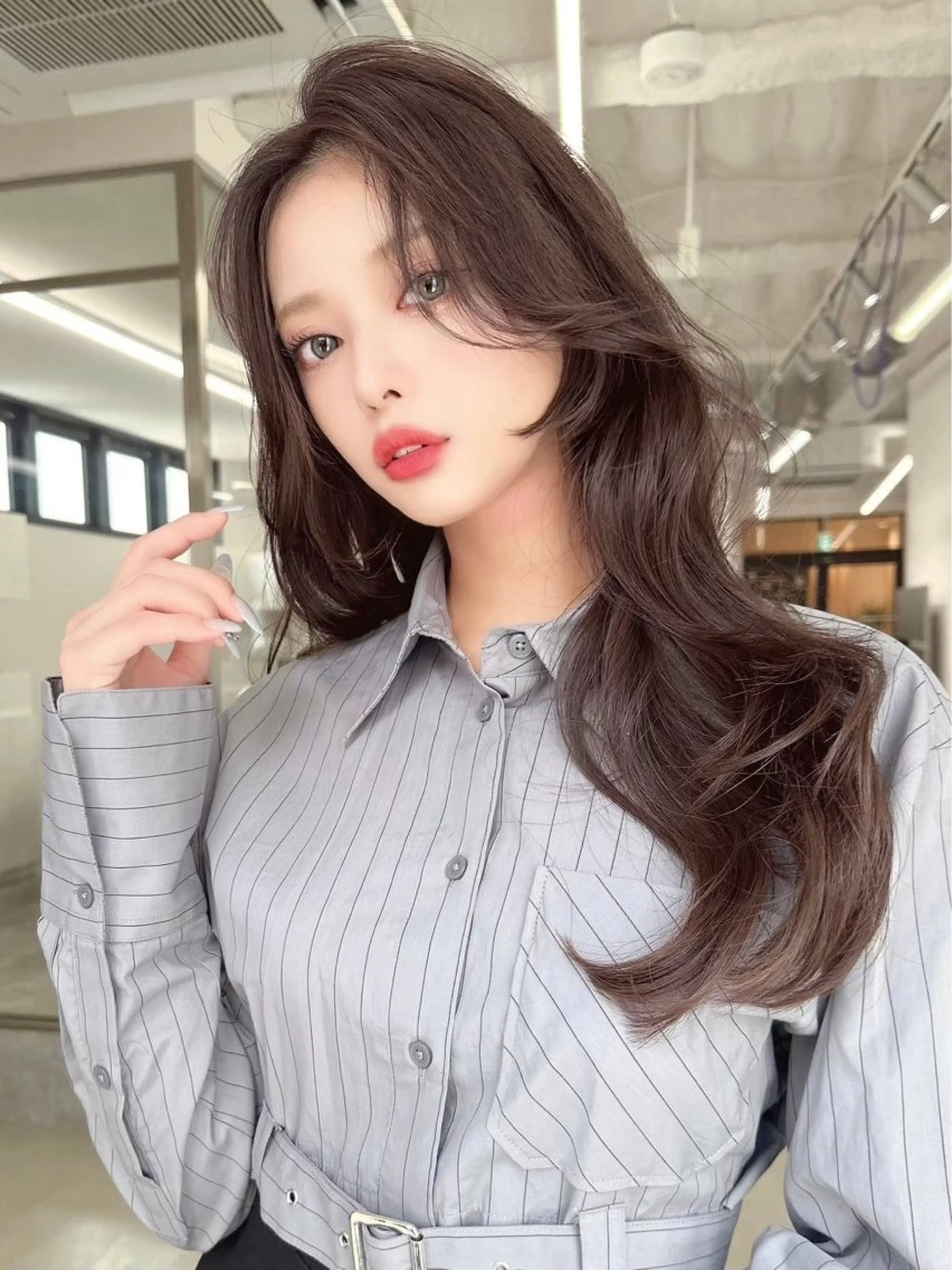 【平日限定✨55%OFF✨】似合わせカット+カラー+1STEP髪質改善TR ※の写真