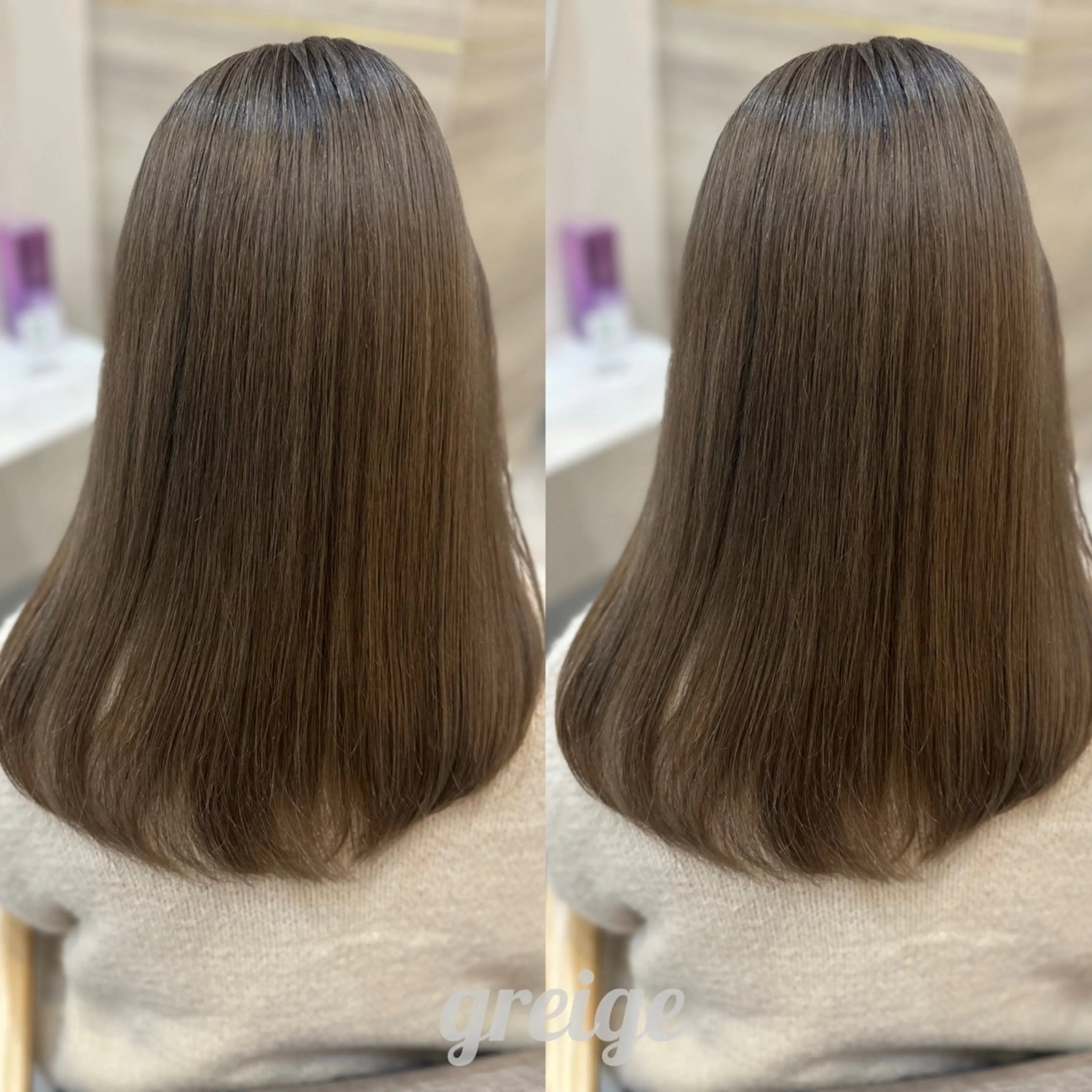 ロング ヘアカラー トリートメント lovis🧸ゆうあ 🧸/透明感カラーのヘアスタイル