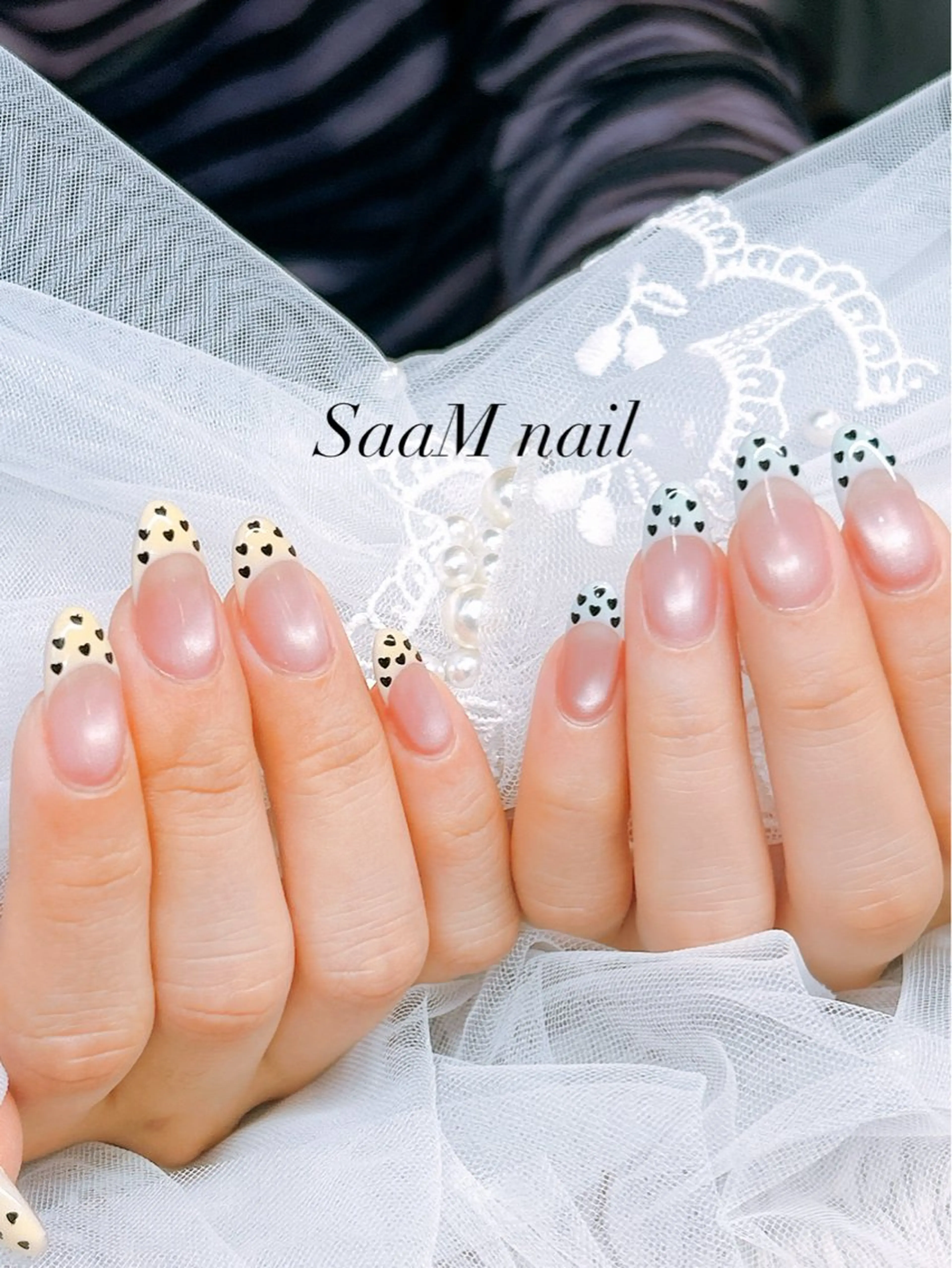 ネイル 長さ出し ハンドネイル SaaM nailのネイルデザイン