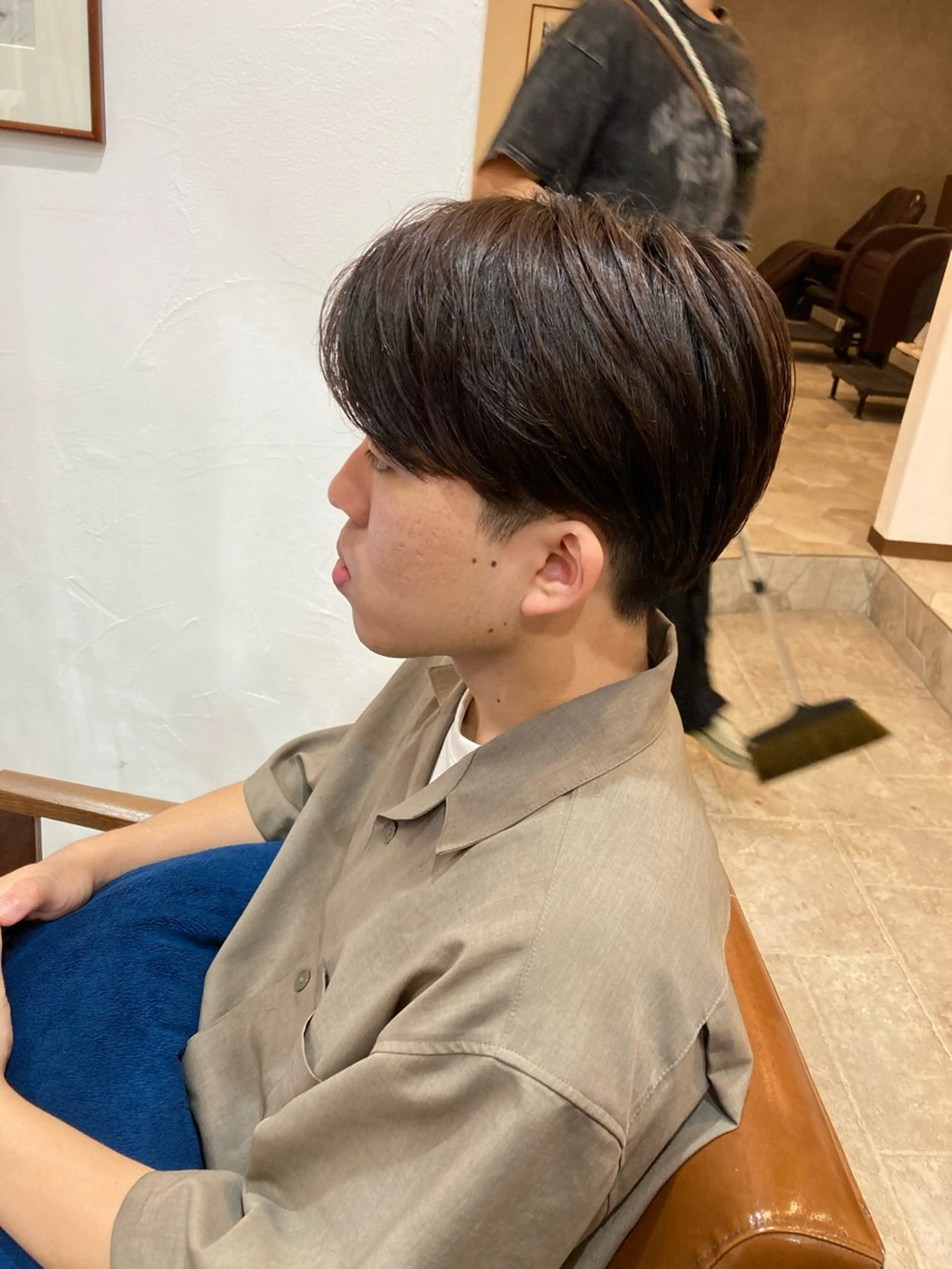 ミディアム メンズ カット特化型 美容師/栗本のヘアスタイル