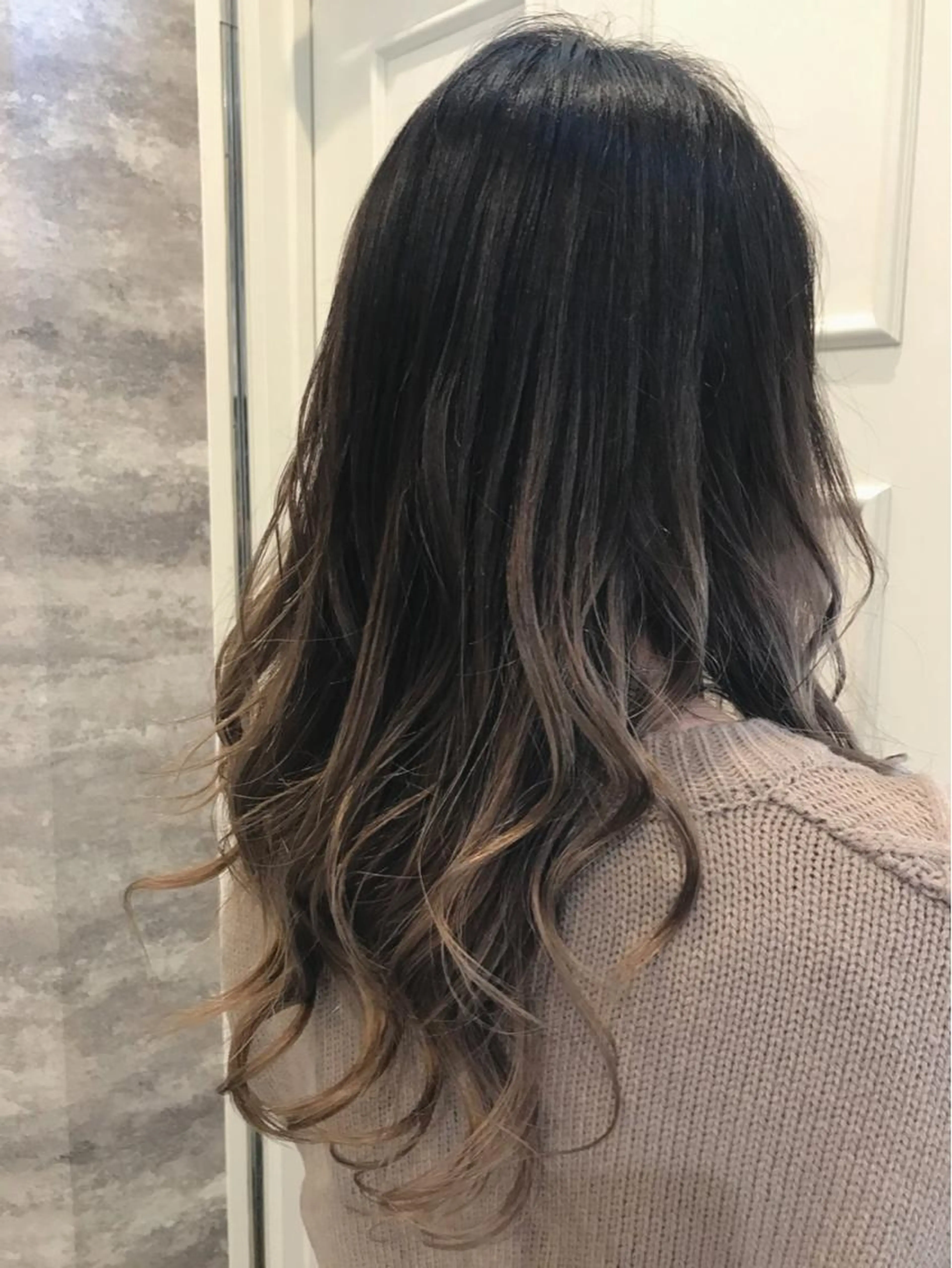 グラデーションカラー(ブリーチ＆カラー)の写真