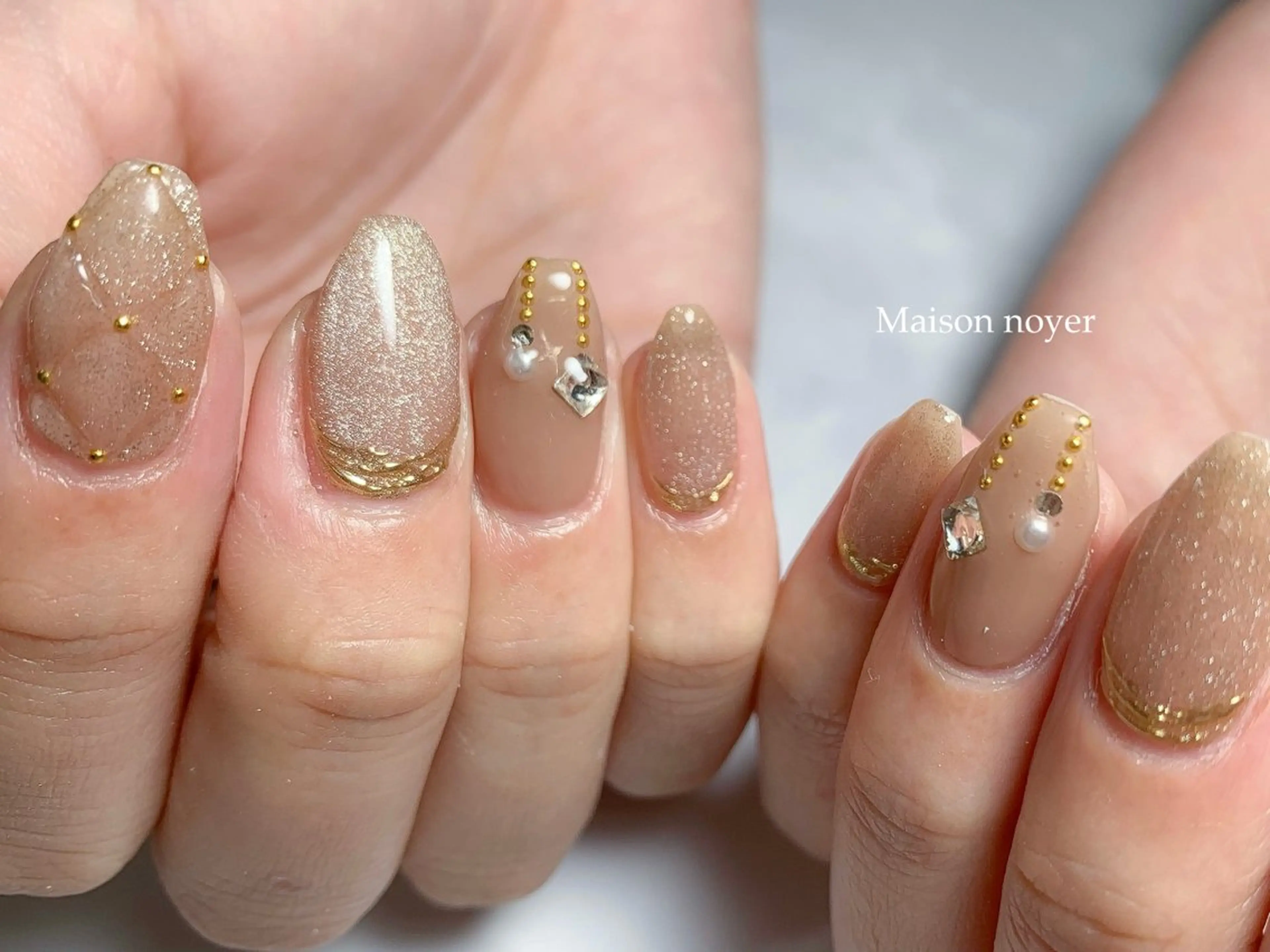 ネイル ハンドネイル Maison noyerのネイルデザイン