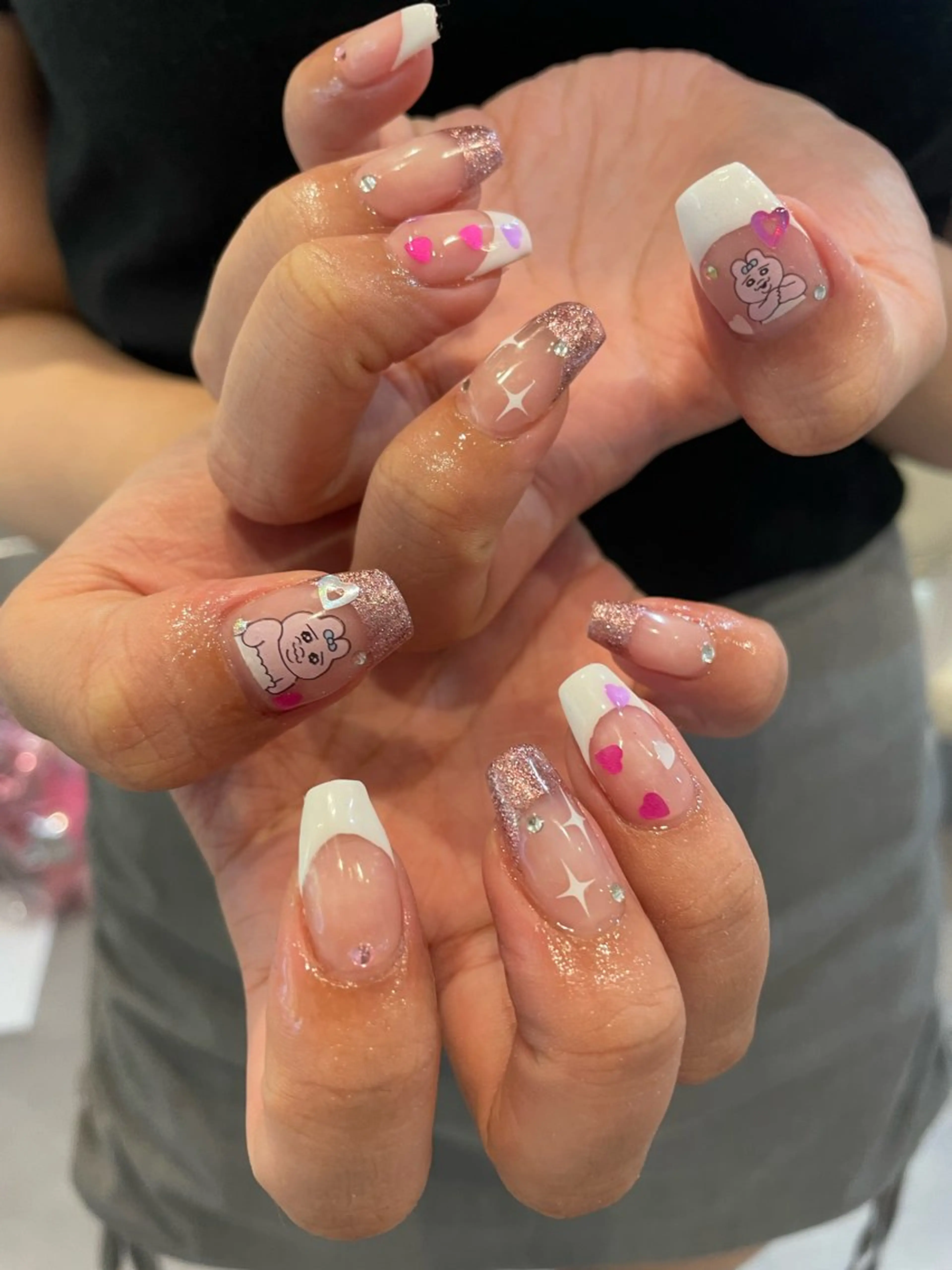 ネイル 束感まつ毛/ネイル/ LED♥KIRARAのマツエク・マツパデザイン