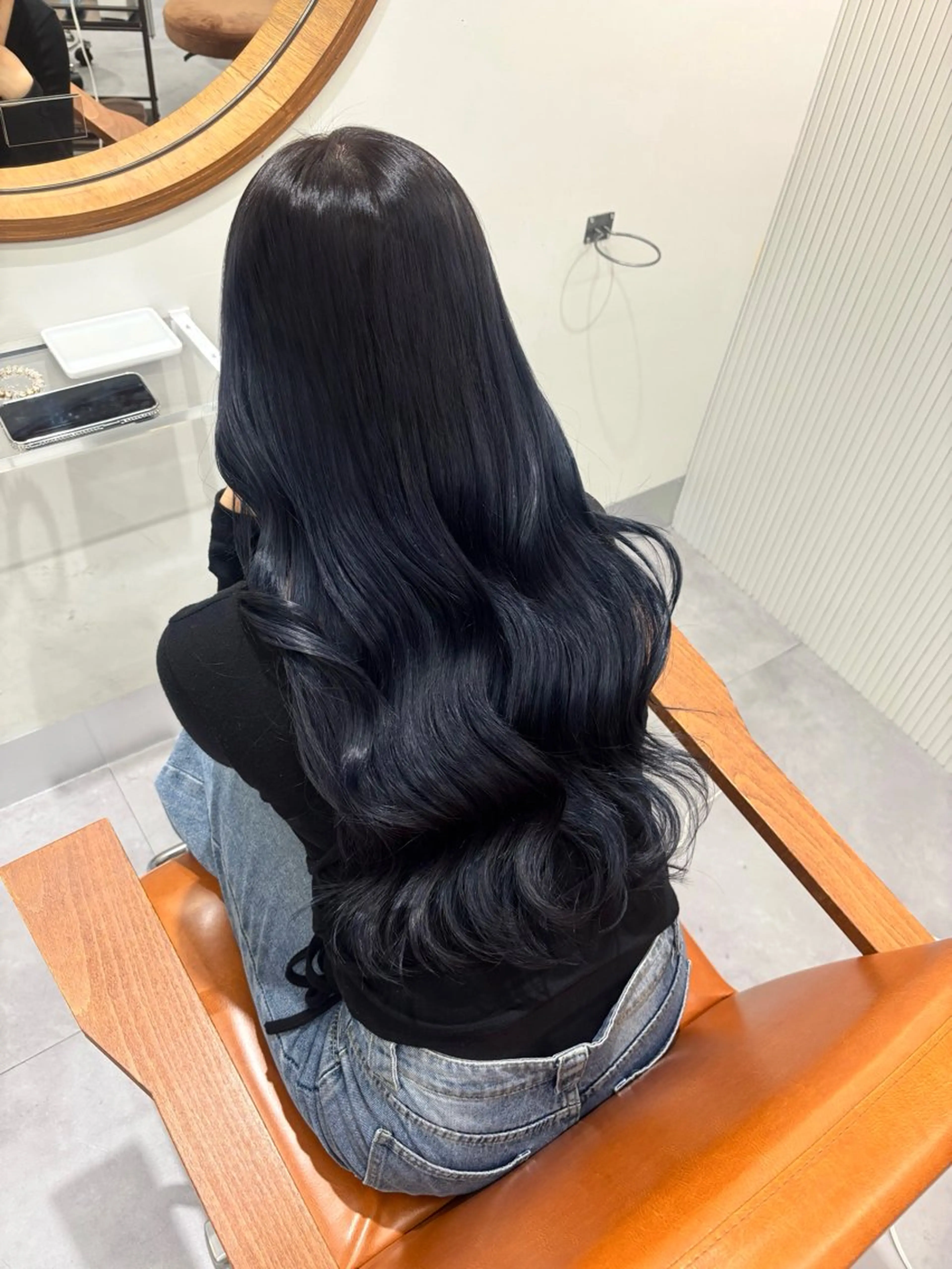 ロング カット ヘアカラー トリートメント hina /髪質改善/カラーのヘアスタイル