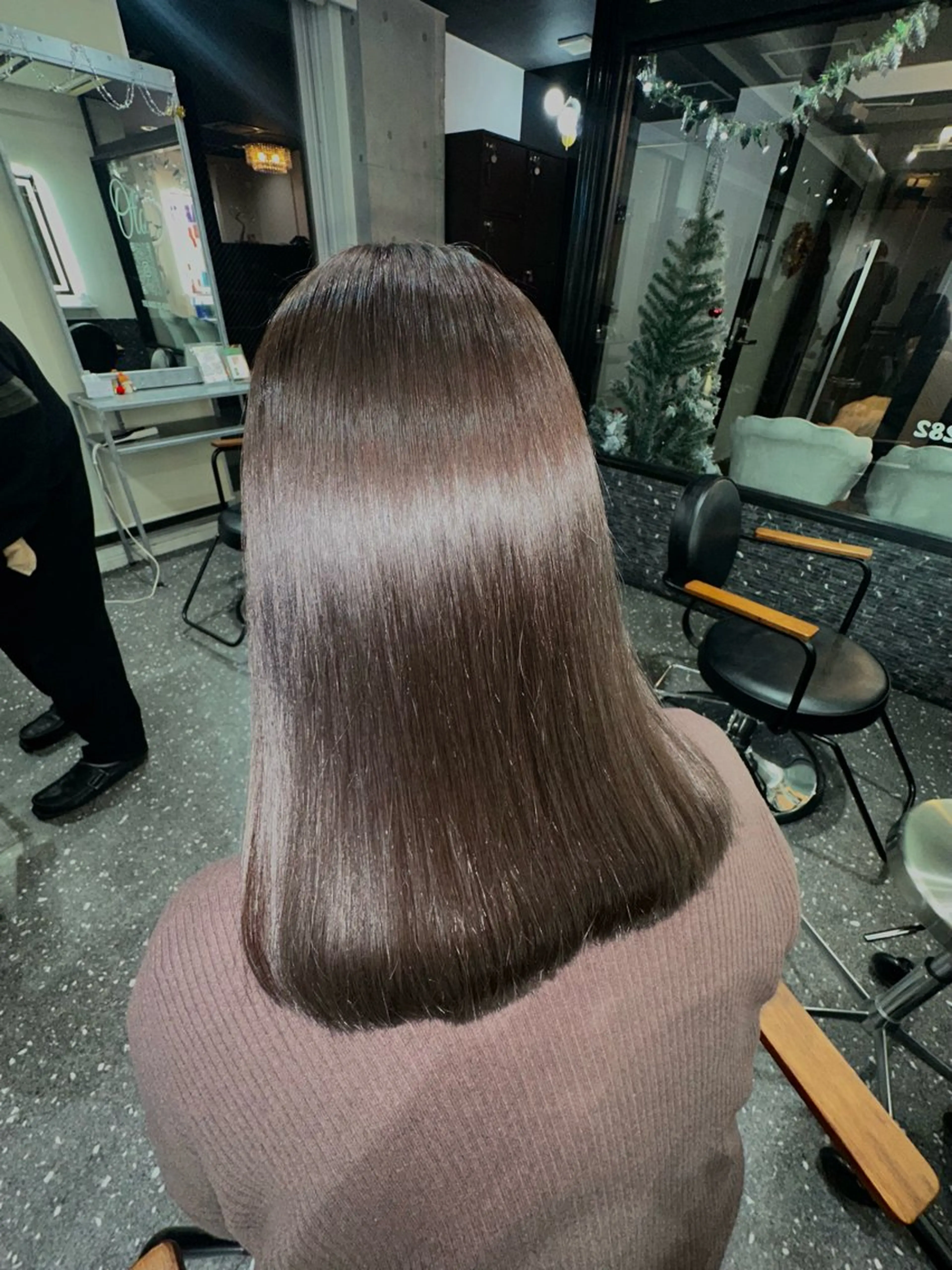 セミロング カラー パーマ カット ヘアカラー 縮毛矯正 トリートメント 髪質改善⭐️縮毛矯正 中野⭐️Rinaのヘアスタイル