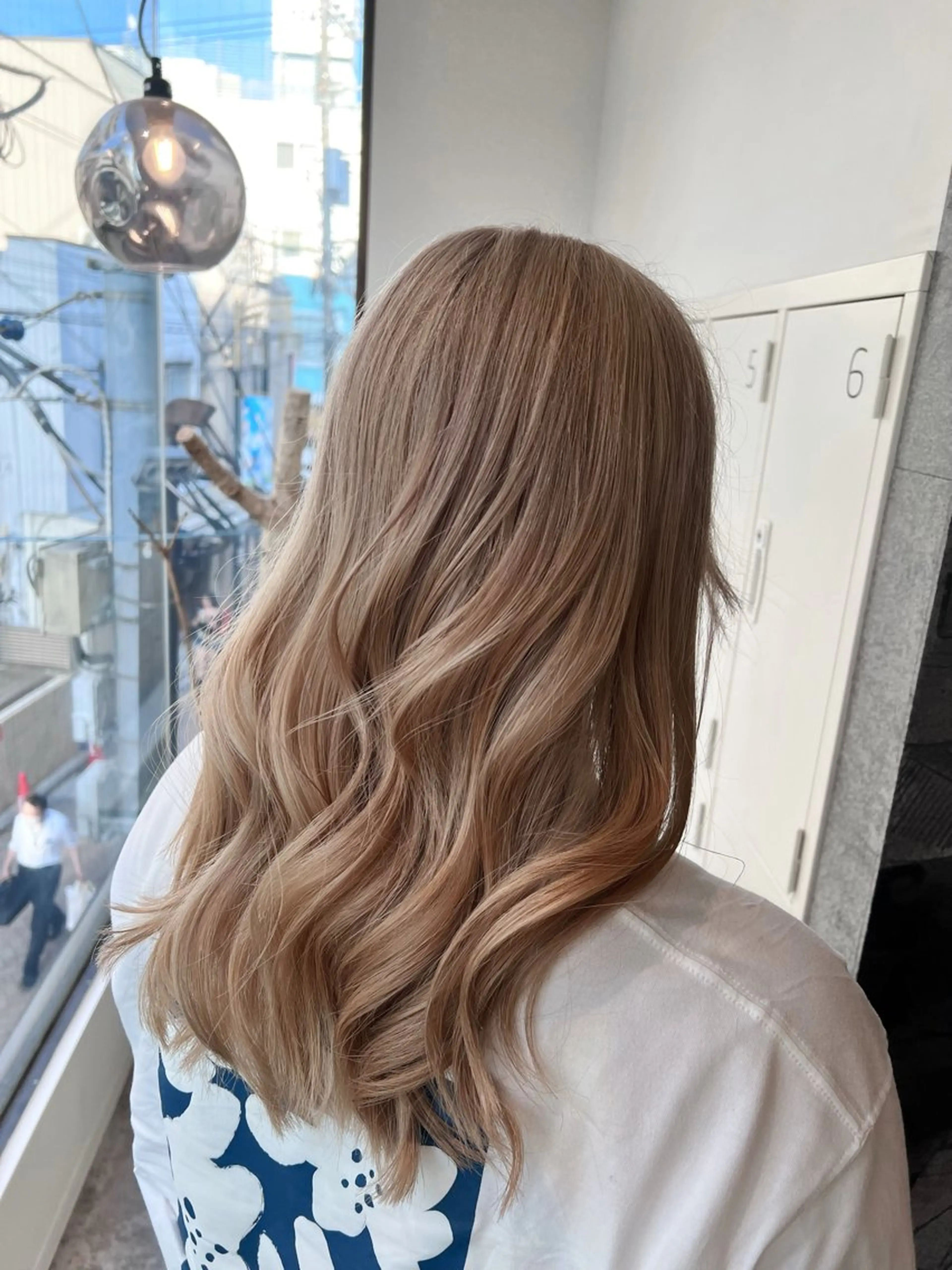 セミロング ヘアカラー suzuna ⋆꙳✮のヘアスタイル