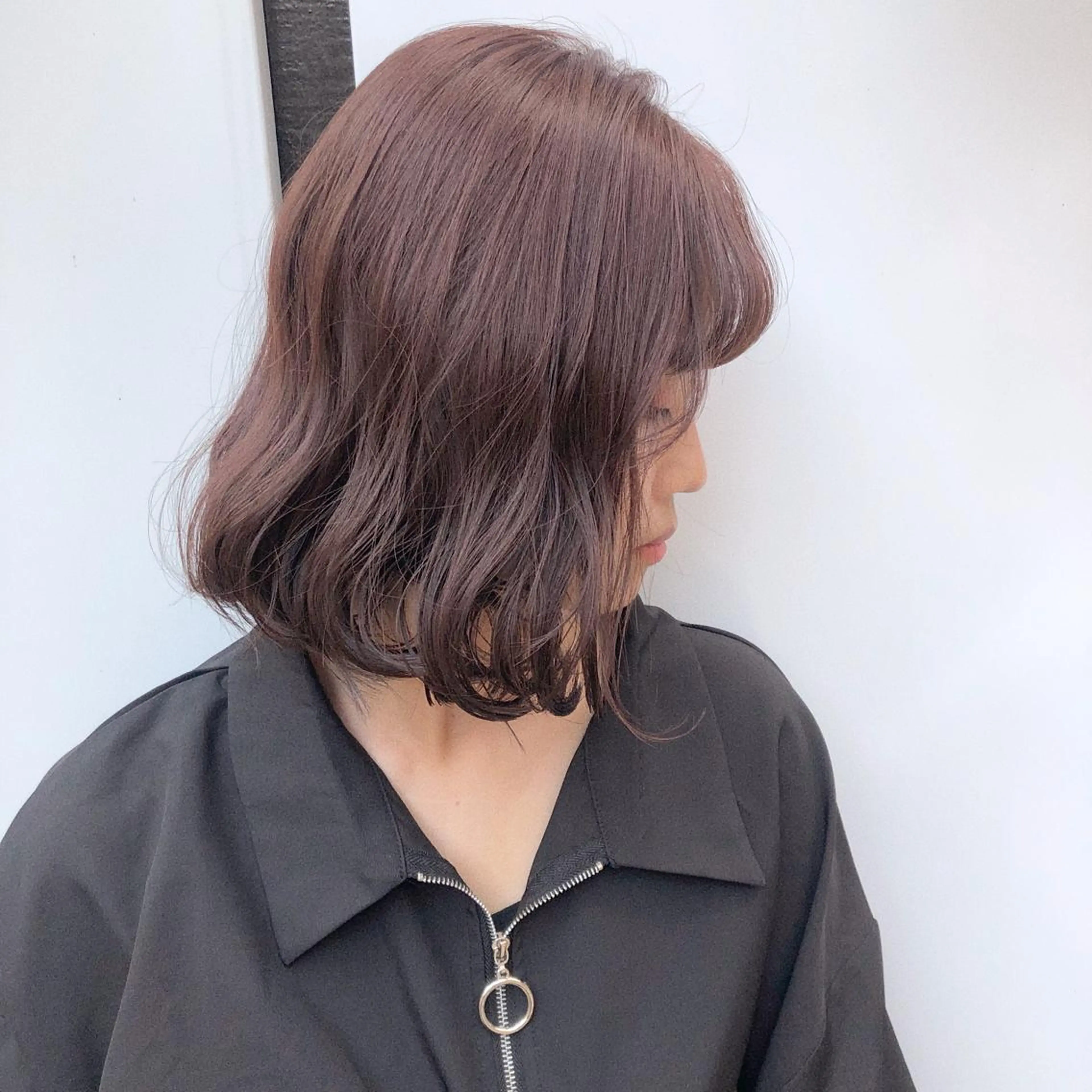 ショート カラー パーマ ヘアアレンジ メンズ キッズ ネイル マツエク・マツパ ブラウンカラー ピンクカラー ピンクブラウン カラーマツエク ブラウン 天神レイヤーカット No.1💖マユカのヘアスタイル